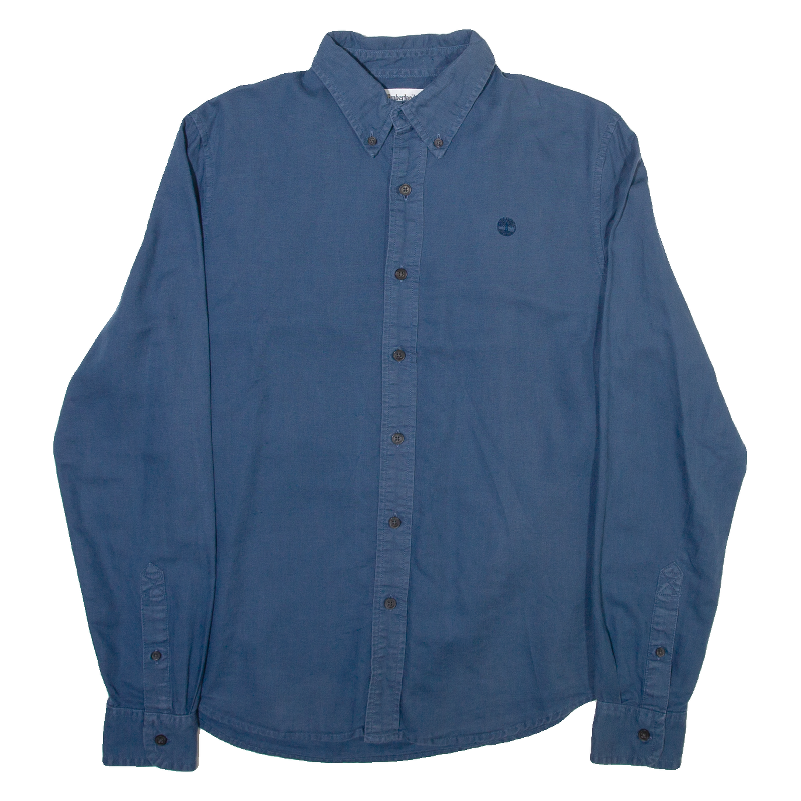 TOMMY HILFIGER Slim Fit Mens Plain Shirt Blue Long Sleeve S Refurbished - N/A refurbished available on Cerqular