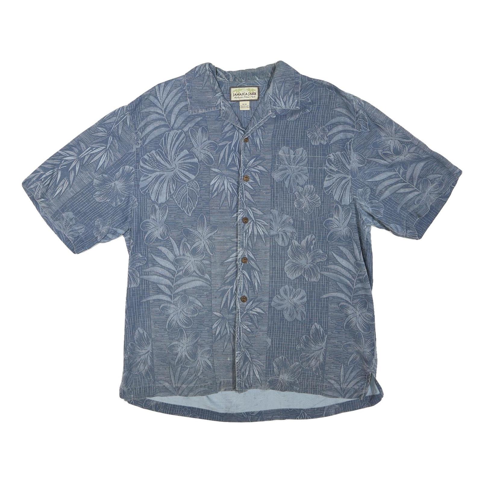 Buy JAMAICA JAXX Mens Blue Floral Print Hawaiian Shirt M Lightweight Summer Refurbished - $19.49 JAMAICA JAXX Mens Blue Floral Print Hawaiian Shirt M Lightweight Summer Refurbished - N/A refurbished available on Cerqular