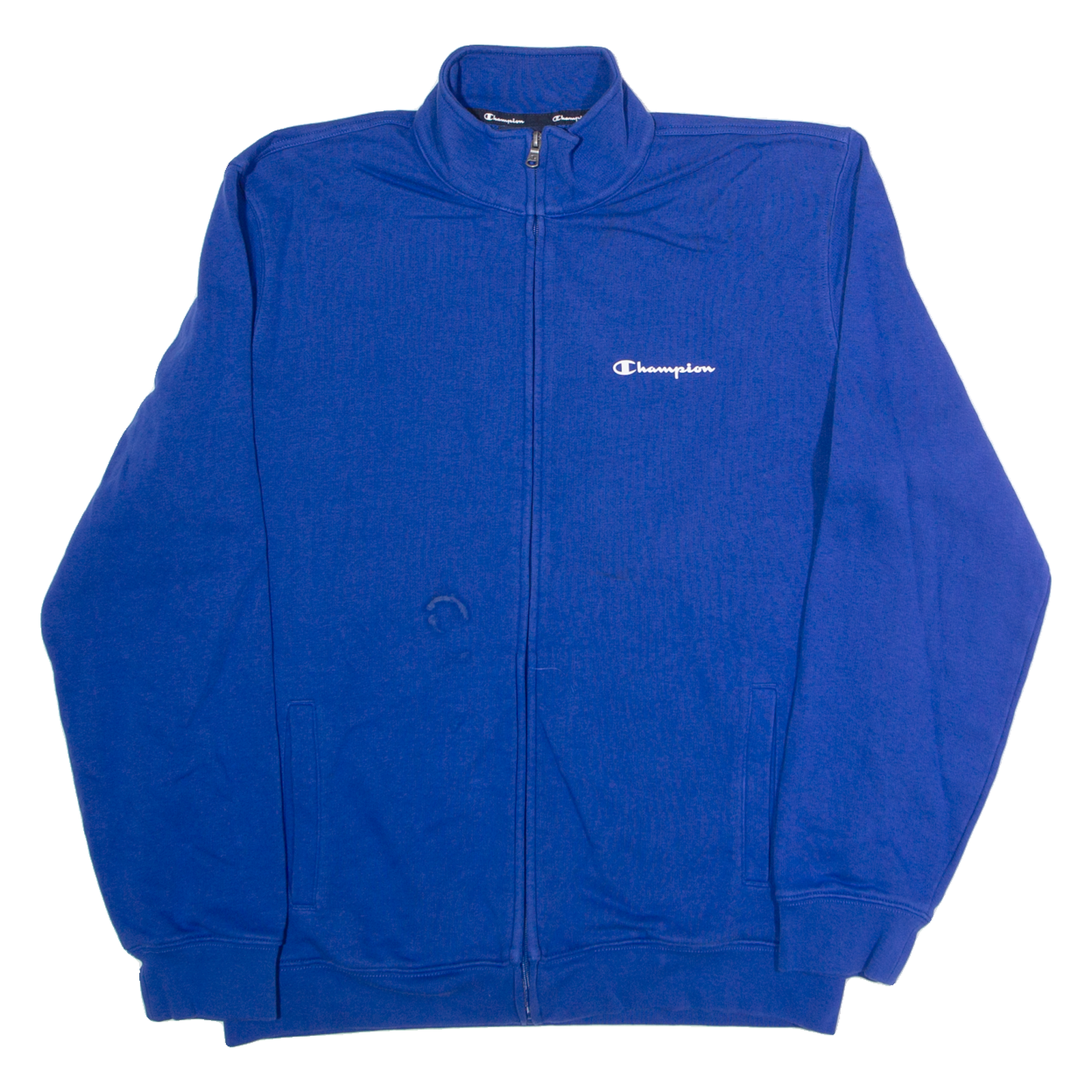 CHAMPION Mens Fleece Jacket Blue XL Refurbished - N/A refurbished available on Cerqular