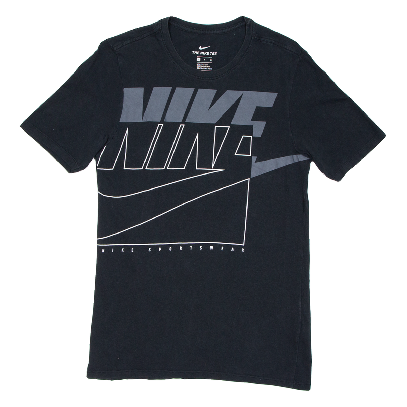 NIKE Mens T-Shirt Black S Refurbished - N/A refurbished available on Cerqular