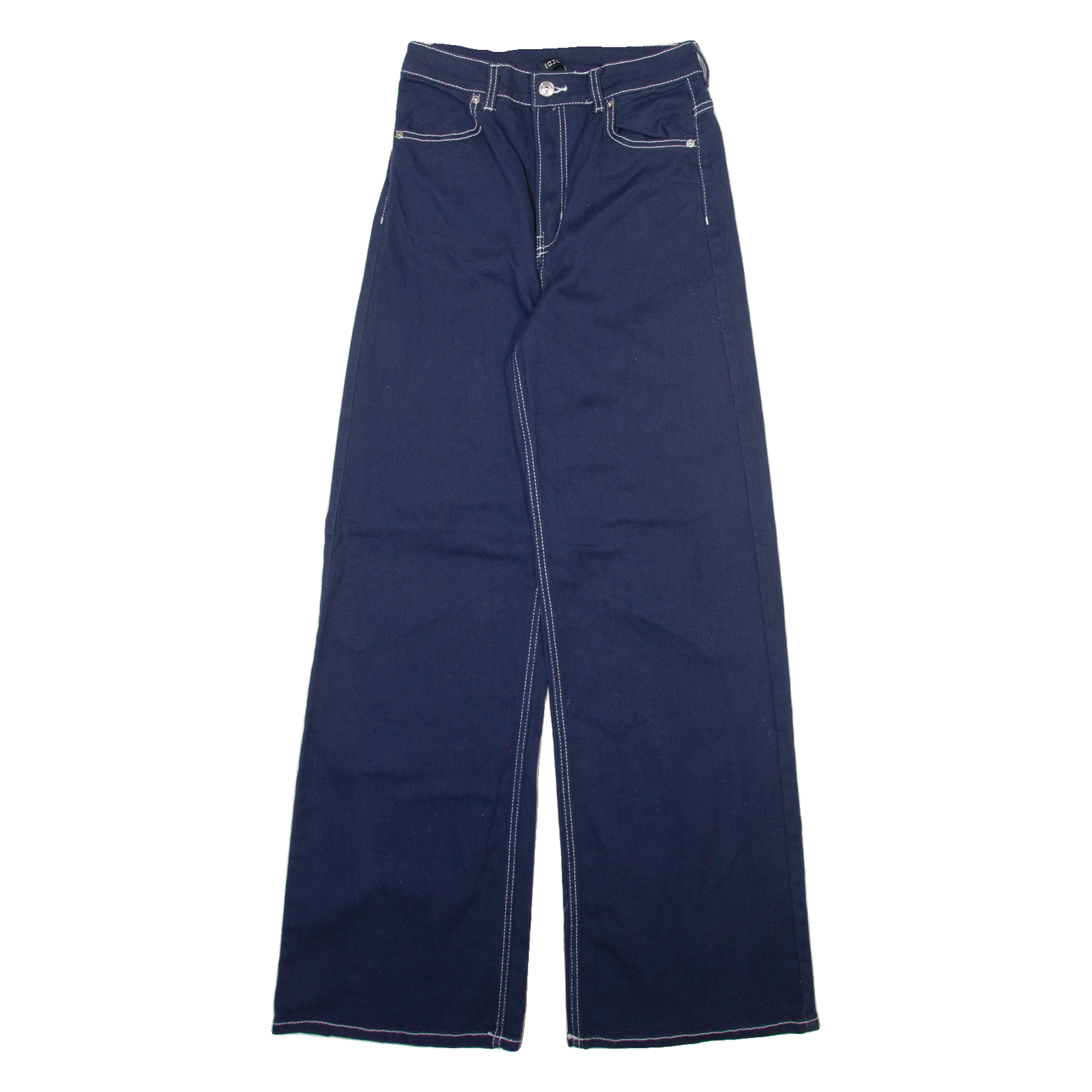 H&M Womens Trousers Blue Regular Bootcut W24 L31 Refurbished - N/A refurbished available on Cerqular