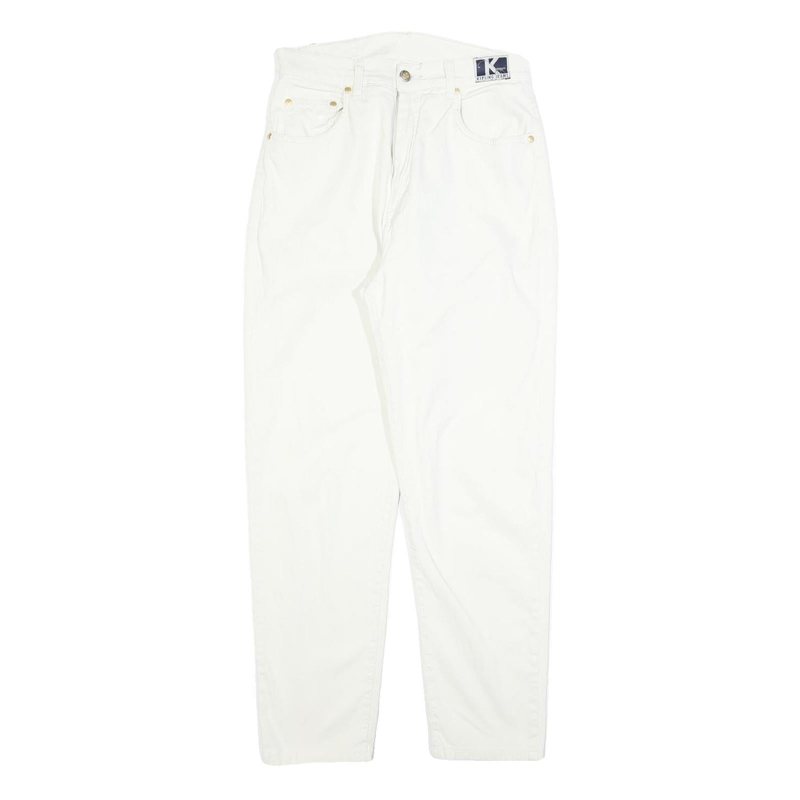 Buy KIPLING Womens Cotton Blend White Regular Fit Straight Leg Trousers W28 L27 Refurbished - $23.39 KIPLING Womens Cotton Blend White Regular Fit Straight Leg Trousers W28 L27 Refurbished - N/A refurbished available on Cerqular