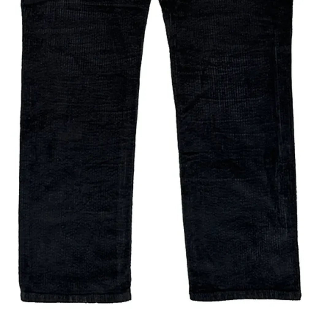 Levis Skinny Cord Trousers - 30″ Waist Black Corduroy Refurbished - Thrifted (note: this is a term often used to describe second- refurbished available on Cerqular