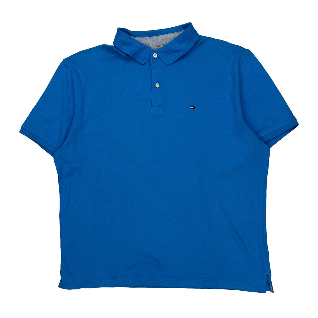 Buy Tommy Hilfiger Polo Shirt - XL Blue Cotton Refurbished - $24.11 Tommy Hilfiger Polo Shirt - XL Blue Cotton Refurbished - Thrifted (note: this is a term often used to describe second- refurbished available on Cerqular