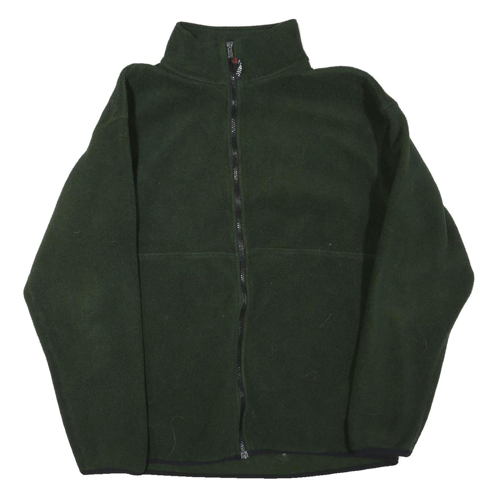 CABELA'S Mens Green Jacket XL Polyester Blend Zip Fleece Casual Outdoor Warm Refurbished - N/A refurbished available on Cerqular