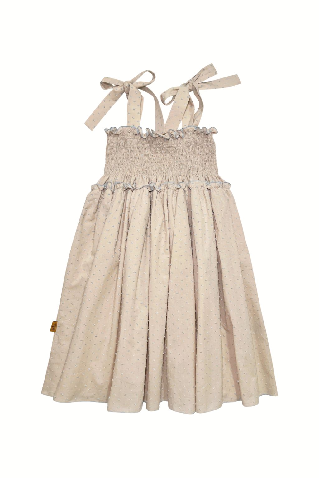 Summer breeze girl dress - Taupe | Size: 8-10 years Refurbished - N/A (Note: This brand may not be well-known globally refurbished available on Cerqular