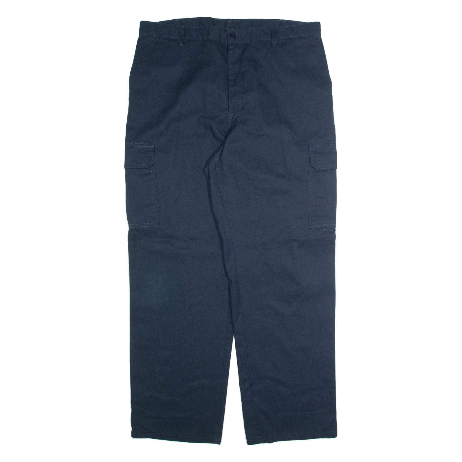DICKIES Cargo Mens Trousers Blue Regular Straight W38 L32 Refurbished - N/A refurbished available on Cerqular