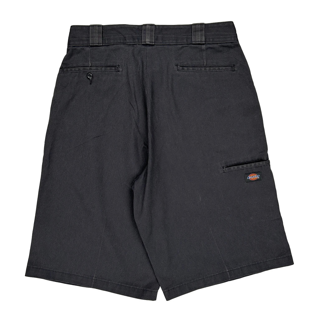 Dickies Chino Shorts - 32W 11L Black Cotton Blend Refurbished - Thrifted (note: this is a term often used to describe second- refurbished available on Cerqular