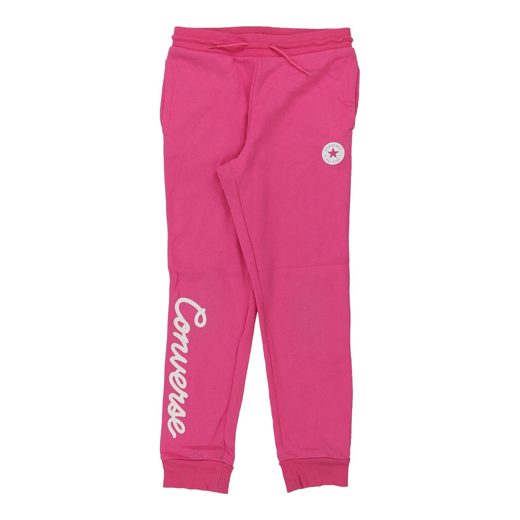 Buy Age 13-15 Converse Joggers - XL Pink Cotton Refurbished - $12.18 Age 13-15 Converse Joggers - XL Pink Cotton Refurbished - Thrifted (note: this is a term often used to describe second- refurbished available on Cerqular
