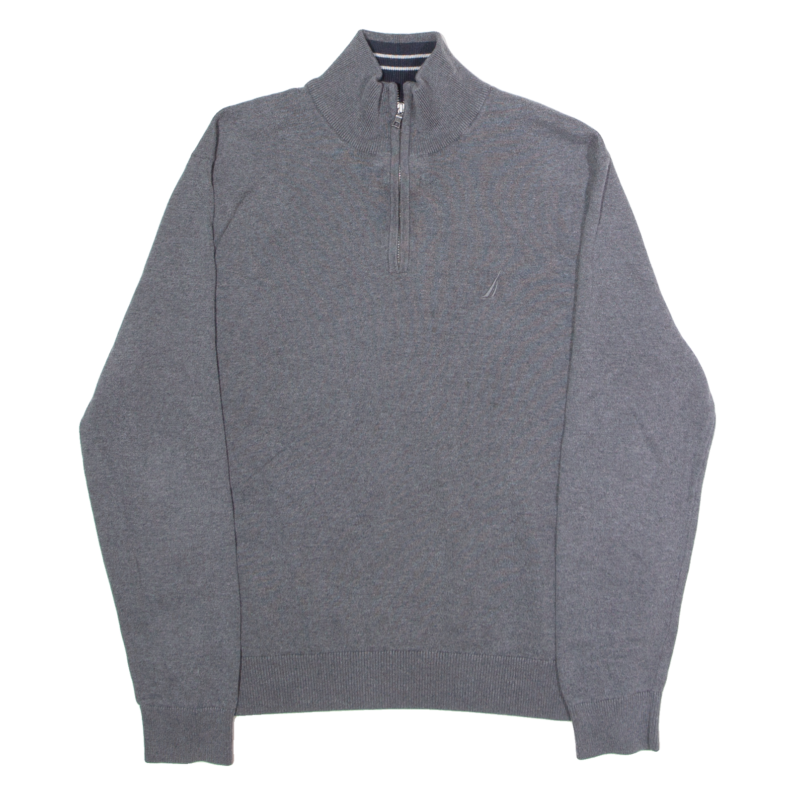 NAUTICA Mens Jumper Green 1/4 Zip Tight Knit M Refurbished - N/A refurbished available on Cerqular