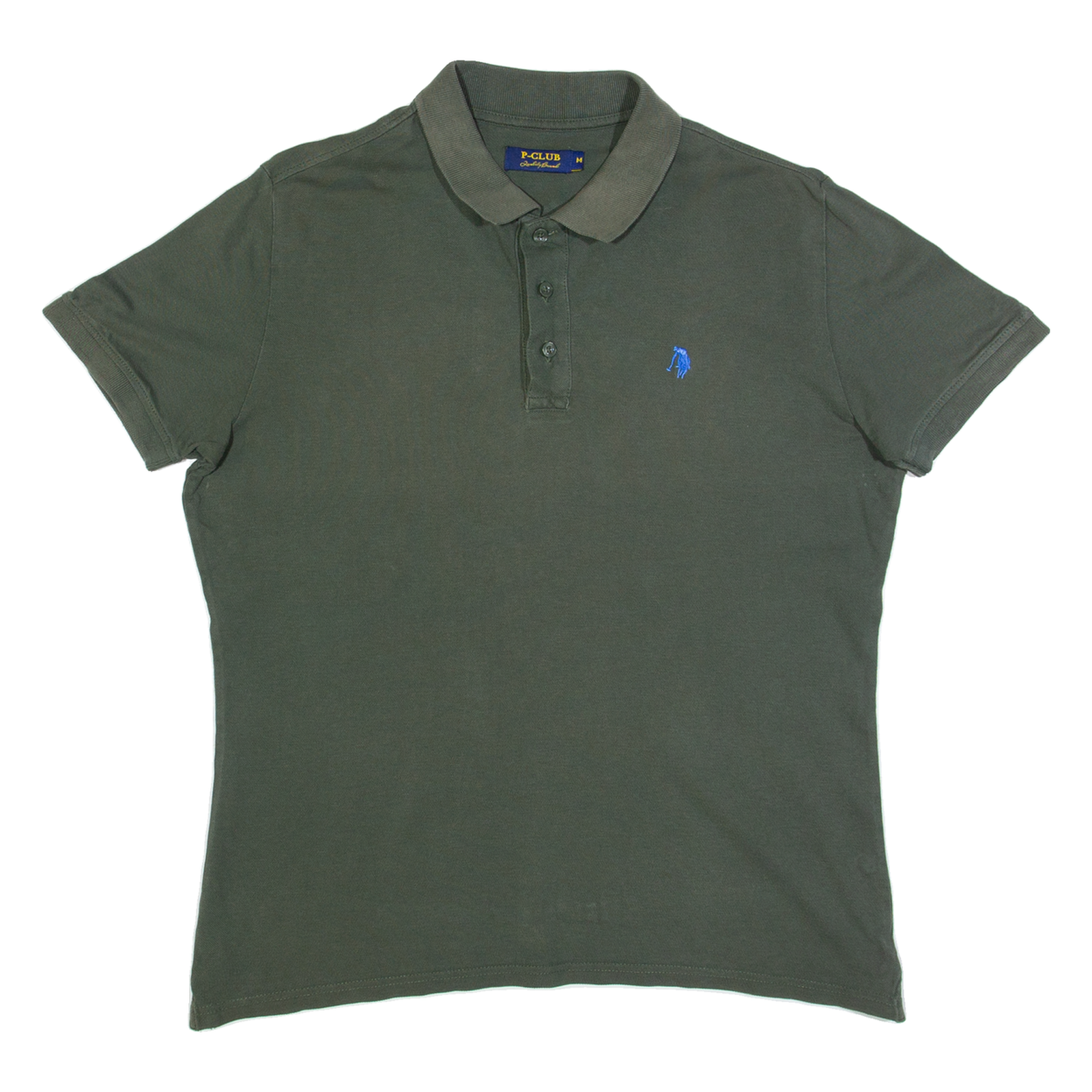PCLUB Mens Polo Shirt Green M Refurbished - N/A refurbished available on Cerqular