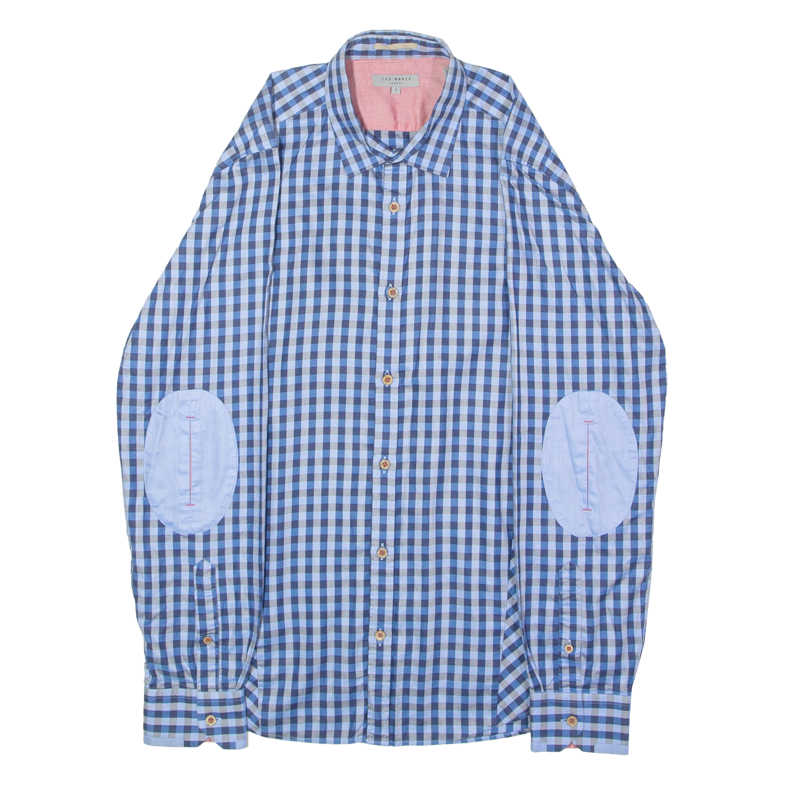 Buy TED BAKER Mens Shirt Blue Check Long Sleeve M Refurbished - $17.15 TED BAKER Mens Shirt Blue Check Long Sleeve M Refurbished - N/A refurbished available on Cerqular