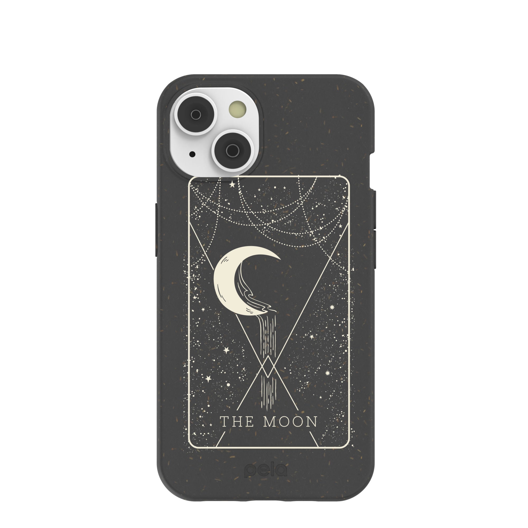 Black The Moon iPhone 14/16e Case Refurbished - Pela Case refurbished available on Cerqular