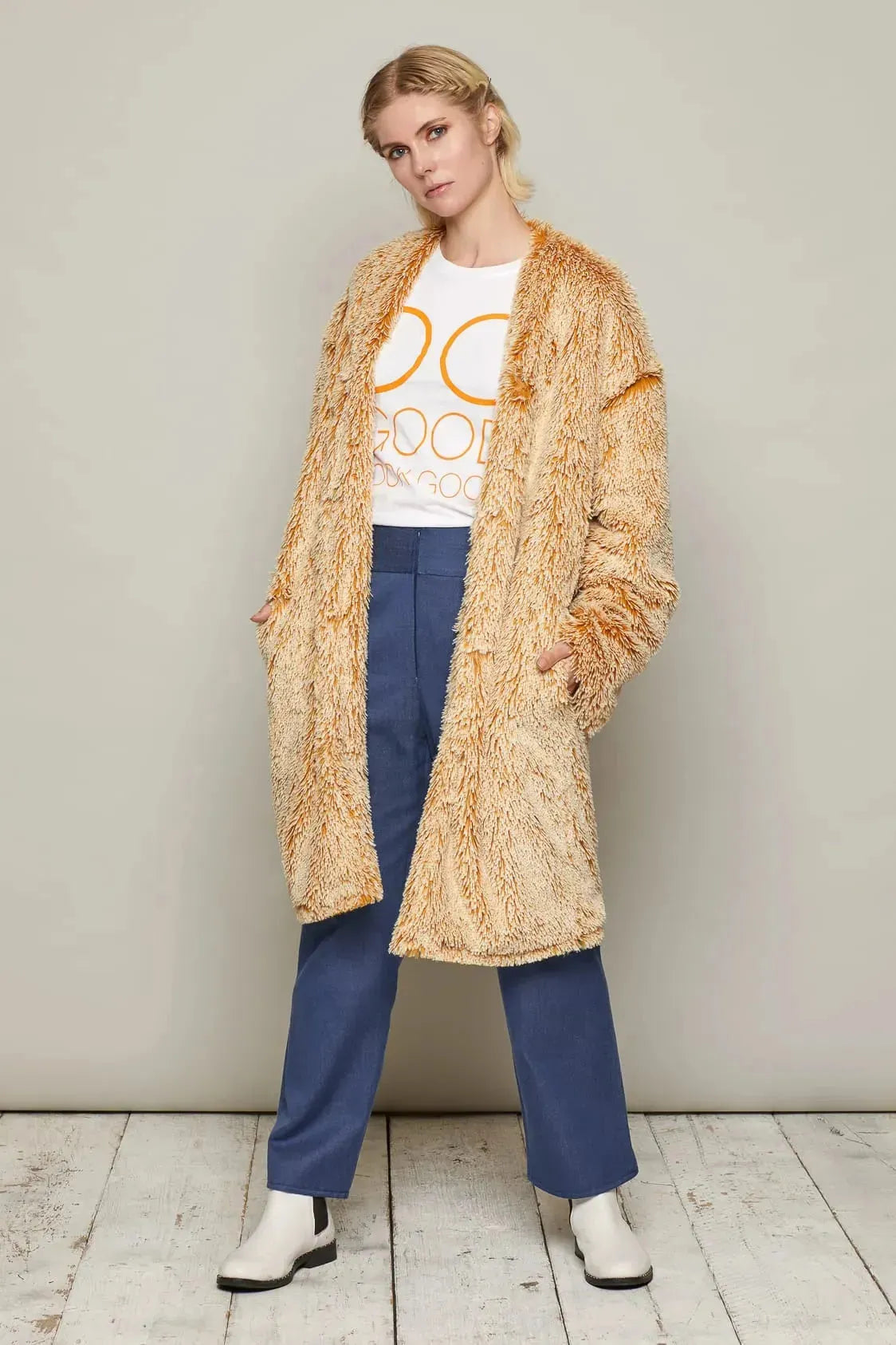 Anja Coat (Yellow) | size: XS Refurbished - N/A refurbished available on Cerqular