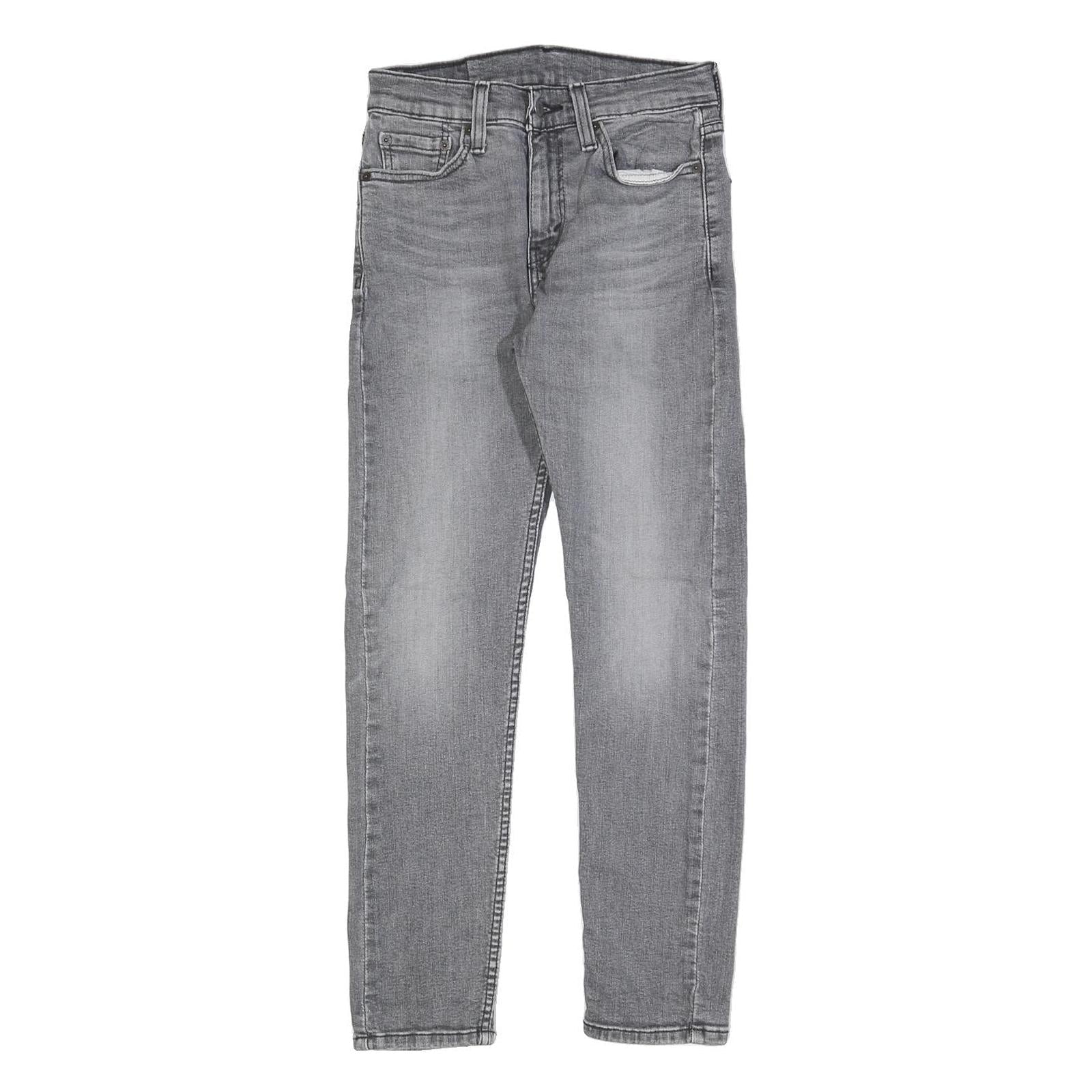 LEVI'S 510 Mens Jeans Grey Slim Skinny Denim W28 L27 Stretch Cotton Blend Refurbished - N/A refurbished available on Cerqular