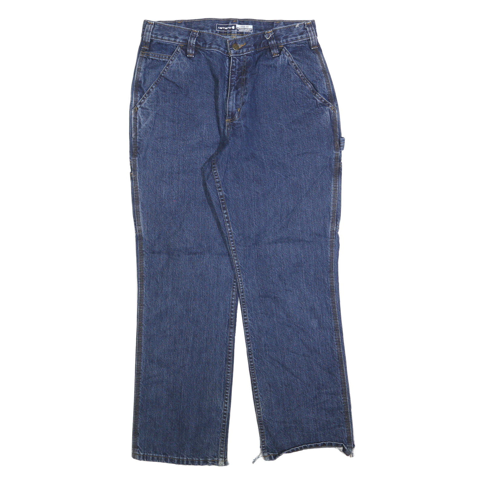 CARHARTT Mens Jeans Blue Relaxed Straight Denim Medium W32 L30 Workwear Refurbished - N/A refurbished available on Cerqular