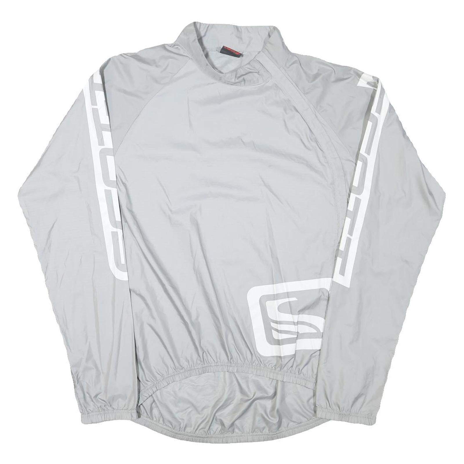 SCOTT Mens Grey Lightweight Track Jacket XL Polyester Blend Zip Athletic Fit Refurbished - N/A refurbished available on Cerqular