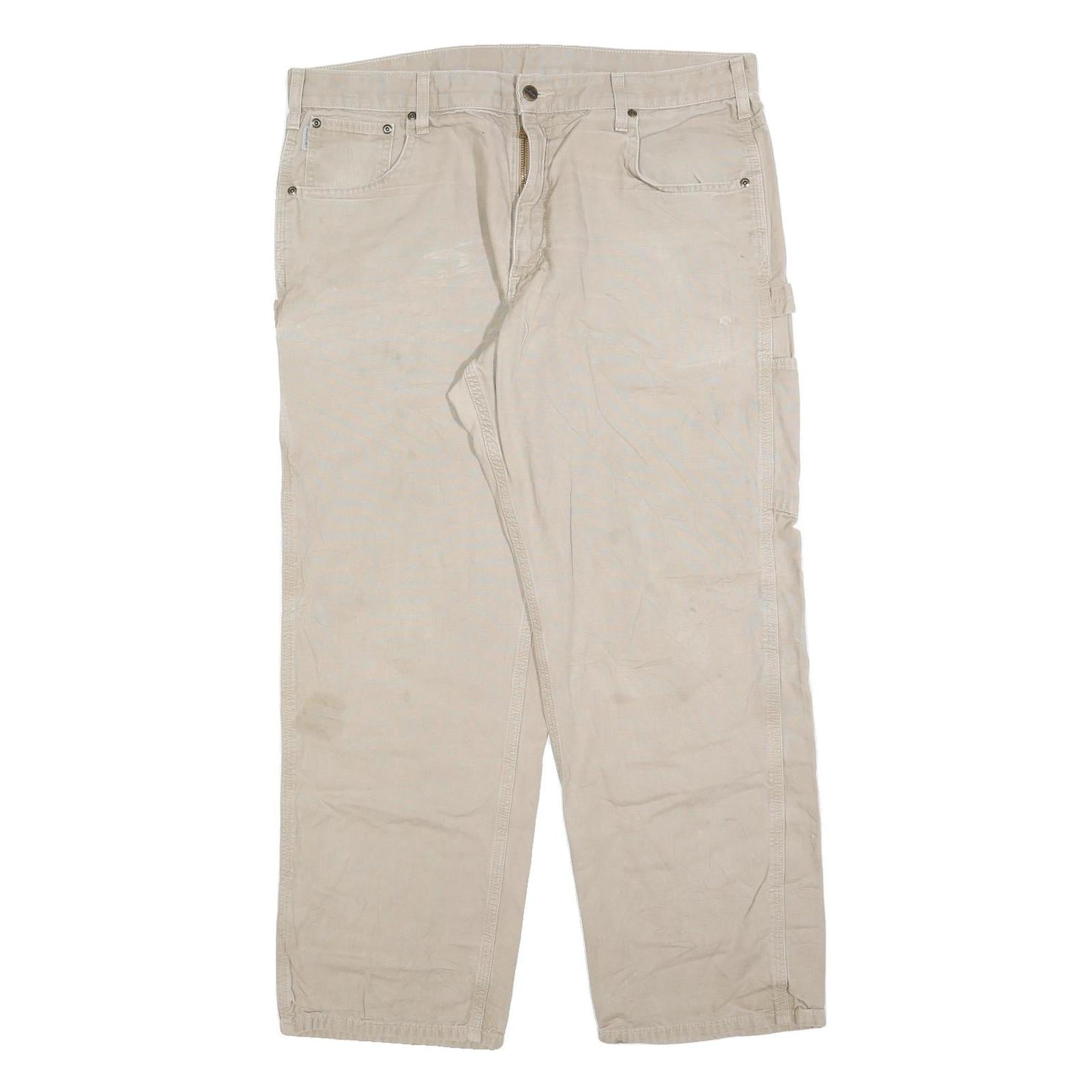 Buy CARHARTT Mens Beige Loose Jeans Cotton Blend Zip W38 L30 Workwear Casual Refurbished - $49.39 CARHARTT Mens Beige Loose Jeans Cotton Blend Zip W38 L30 Workwear Casual Refurbished - N/A refurbished available on Cerqular