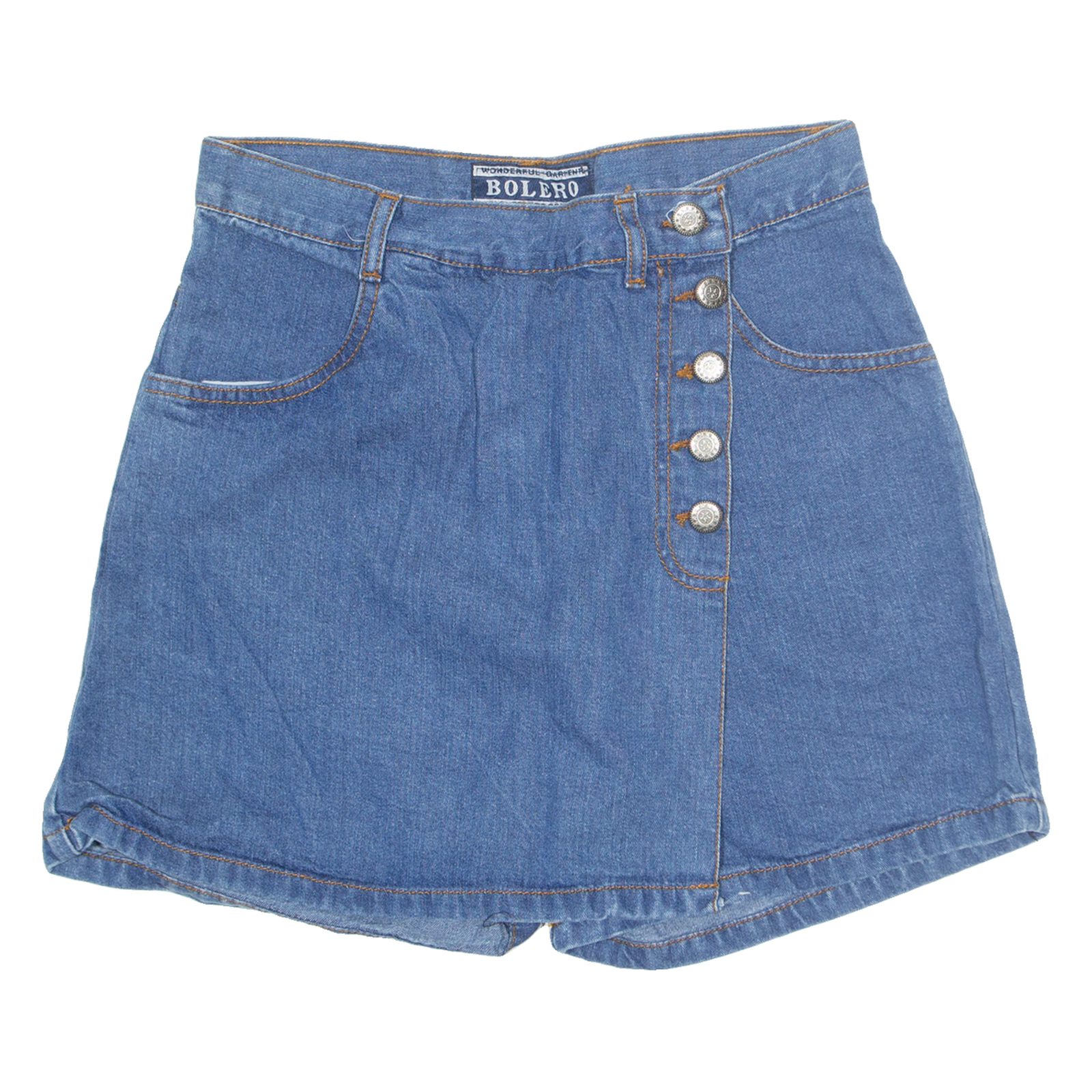 BOLERO Womens Denim Shorts Blue M W28 Refurbished - N/A refurbished available on Cerqular