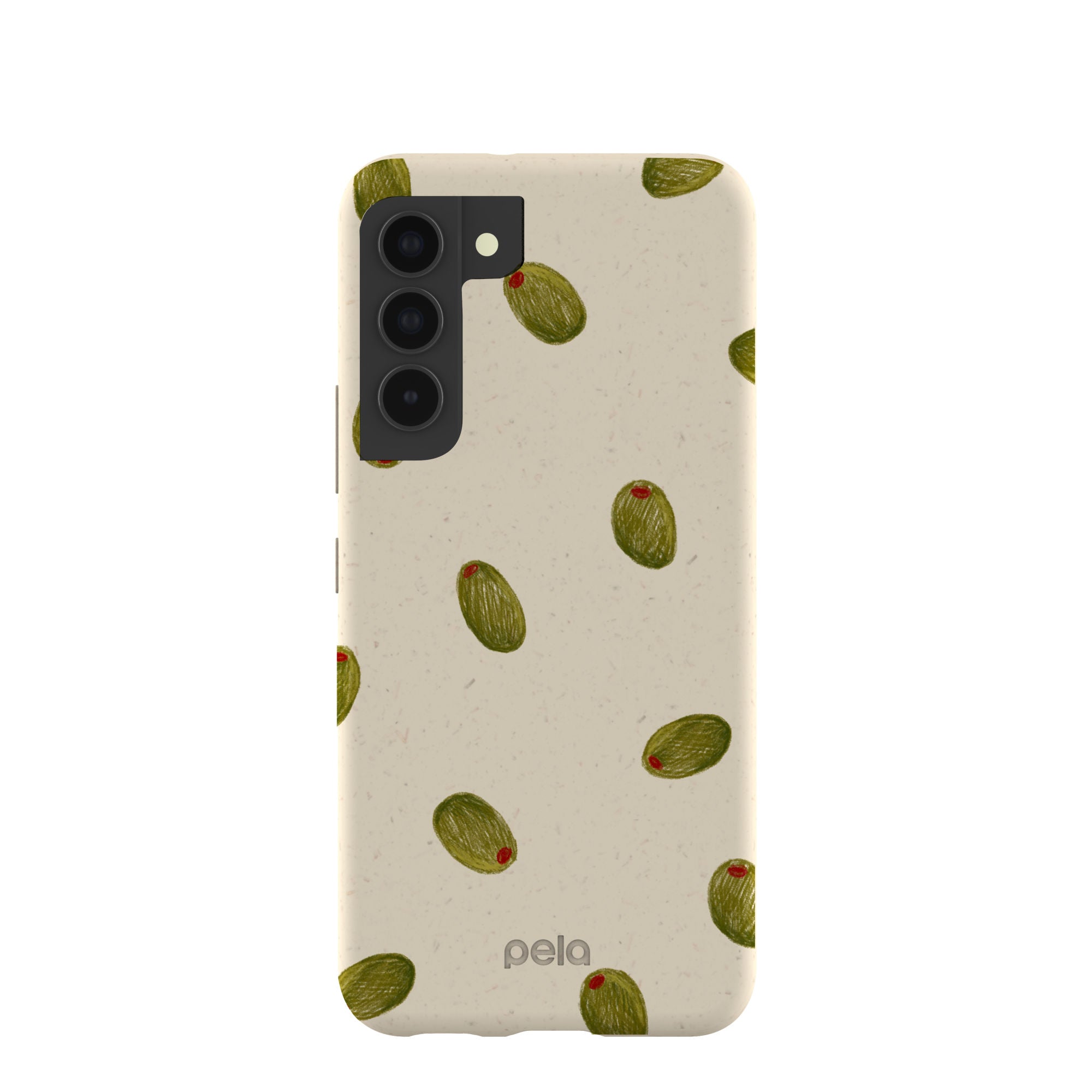 London Fog Olive Party Samsung Galaxy S22 Case Refurbished - Pela Case refurbished available on Cerqular