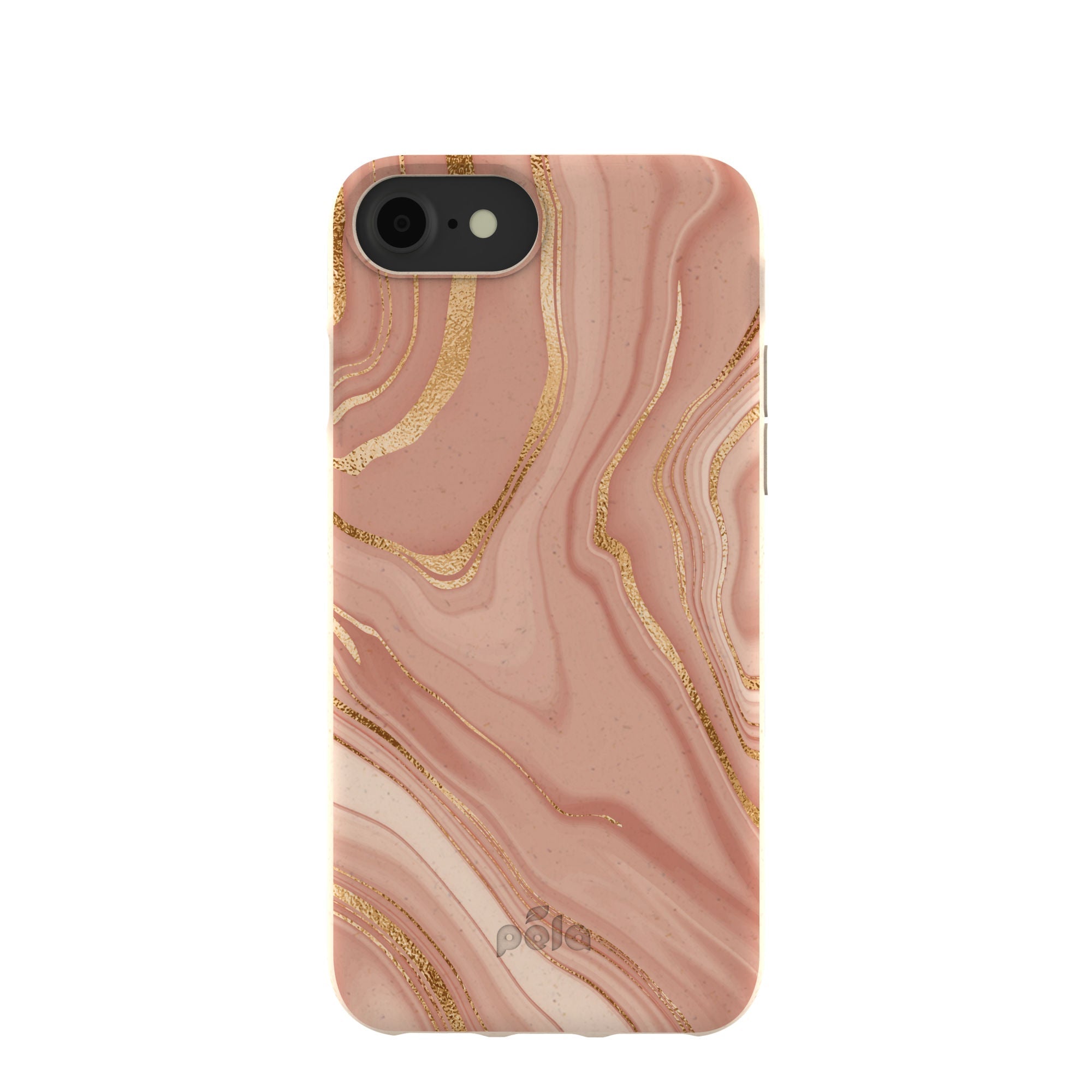 Seashell Rose Gold iPhone 6/6s/7/8/SE Case Refurbished - Pela Case refurbished available on Cerqular