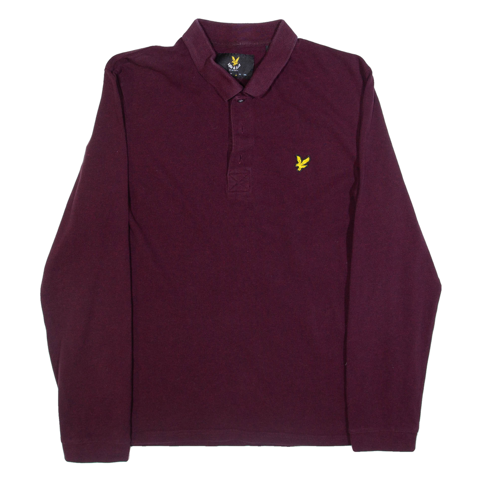 LYLE & SCOTT Mens Polo Shirt Red Long Sleeve L Refurbished - N/A refurbished available on Cerqular