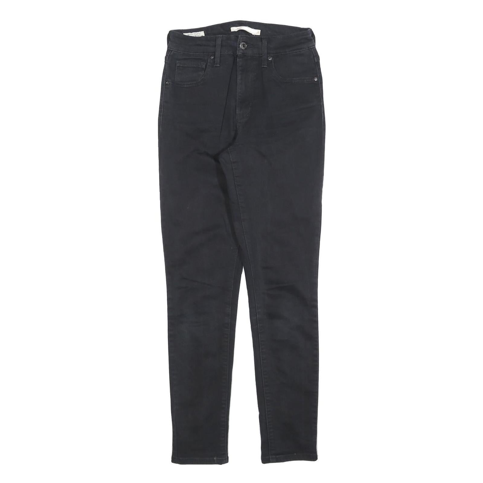 LEVI'S 721 Womens Denim Black Slim Skinny Jeans W26 L28 Classic Zip Refurbished - N/A refurbished available on Cerqular