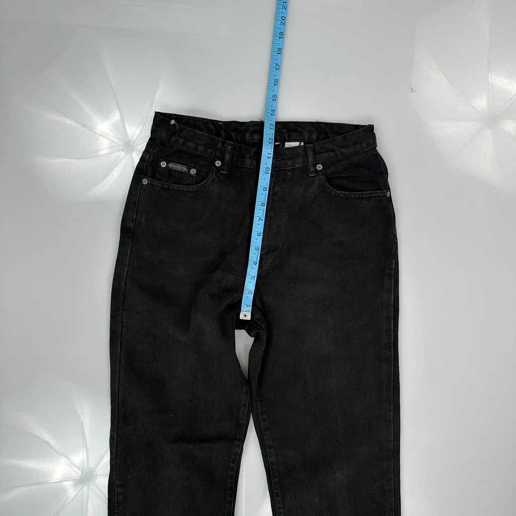 Calvin Klein Jeans Jeans - 30W 30L Black Cotton Refurbished - Thrifted (note: this is a term often used to describe second- refurbished available on Cerqular