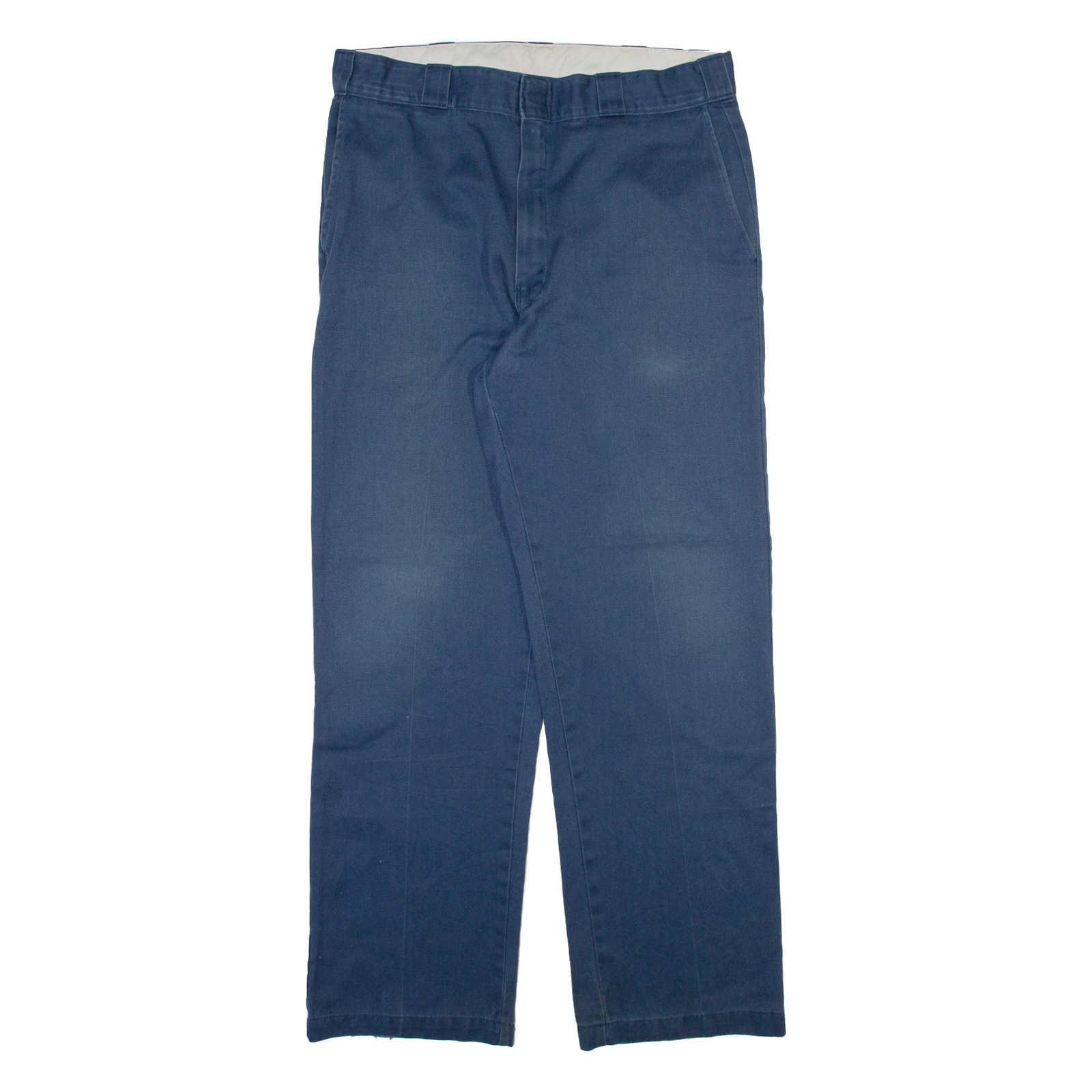 DICKIES Mens Trousers Blue Regular Straight W34 L31 Refurbished - N/A refurbished available on Cerqular