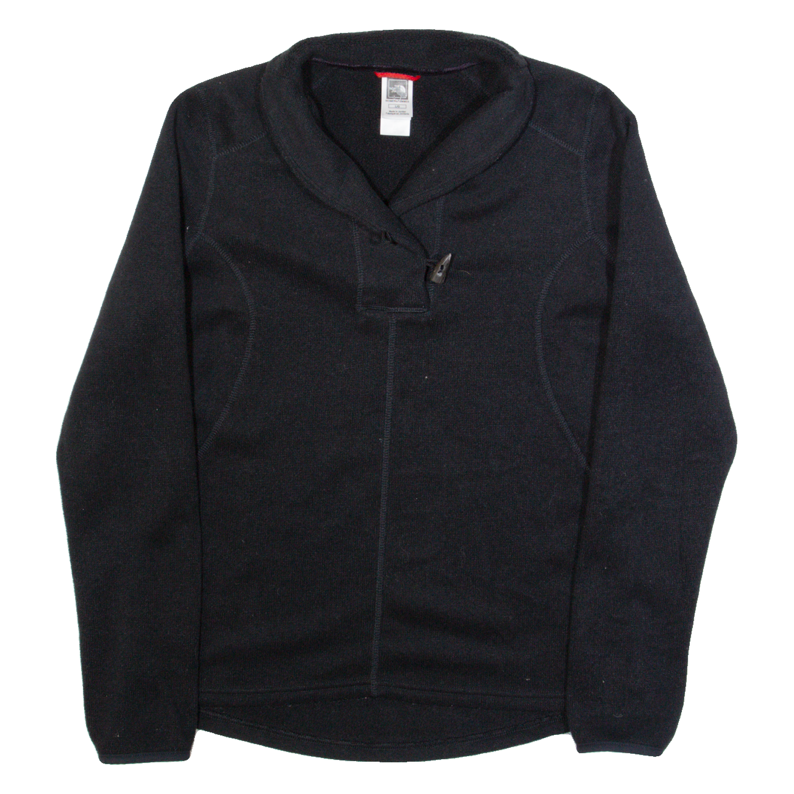 THE NORTH FACE Womens Fleece Black Button Neck L Refurbished - N/A refurbished available on Cerqular
