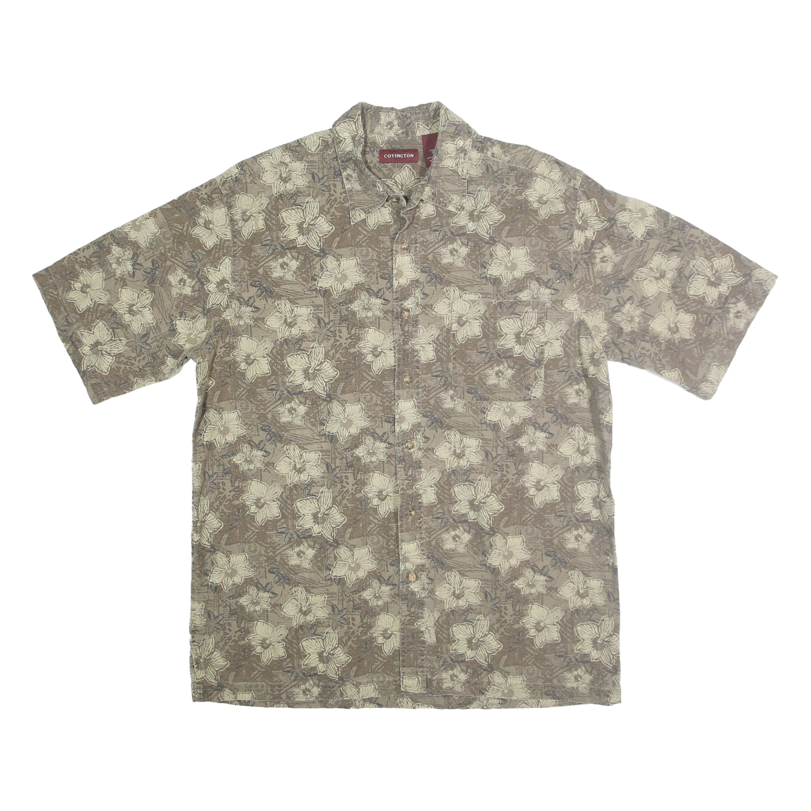 Buy COVINGTON Mens Beige Floral Cotton Shirt L Lightweight Comfortable Casual Refurbished - $16.89 COVINGTON Mens Beige Floral Cotton Shirt L Lightweight Comfortable Casual Refurbished - N/A refurbished available on Cerqular
