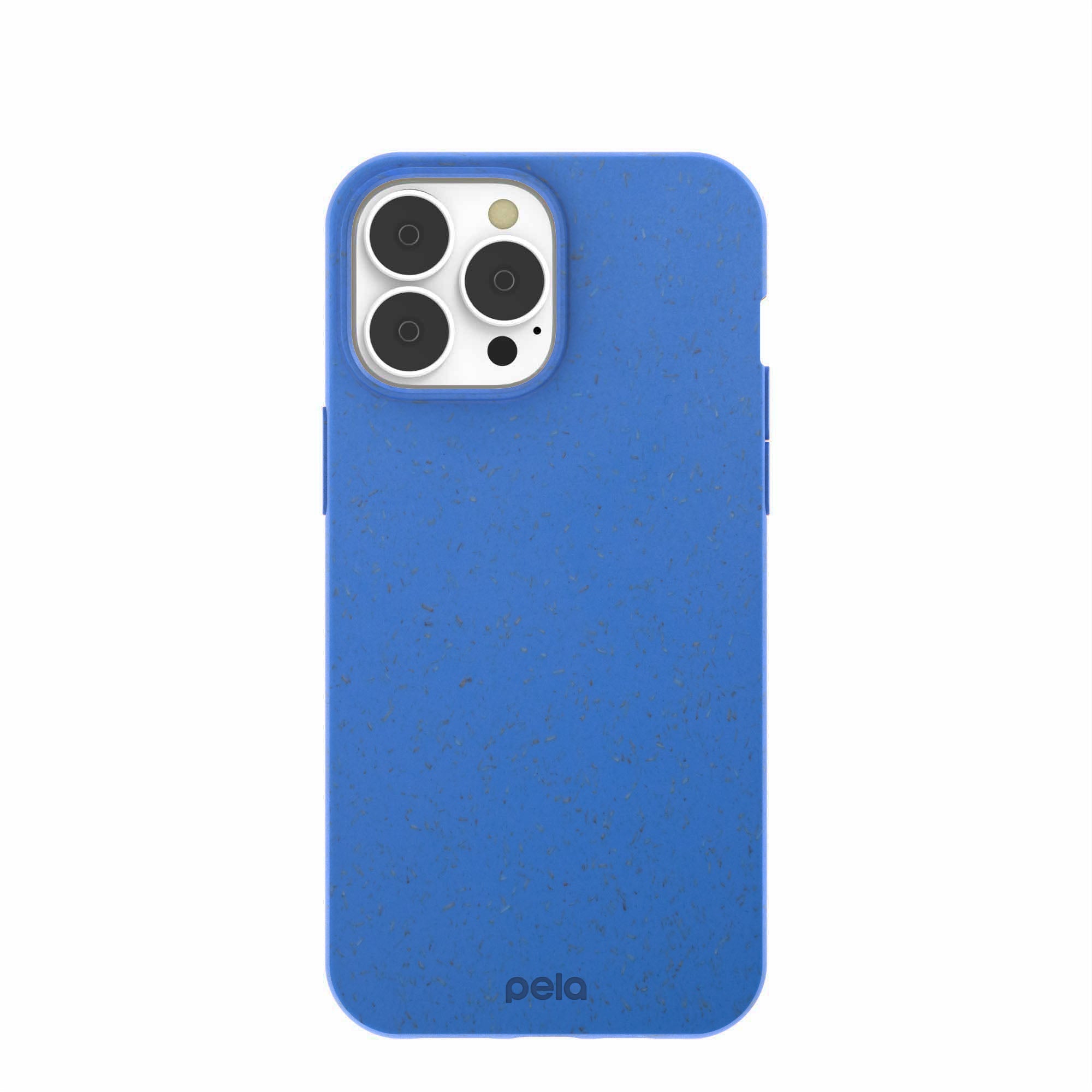 Electric Blue iPhone 13 Pro Max Case Refurbished - Pela Case refurbished available on Cerqular