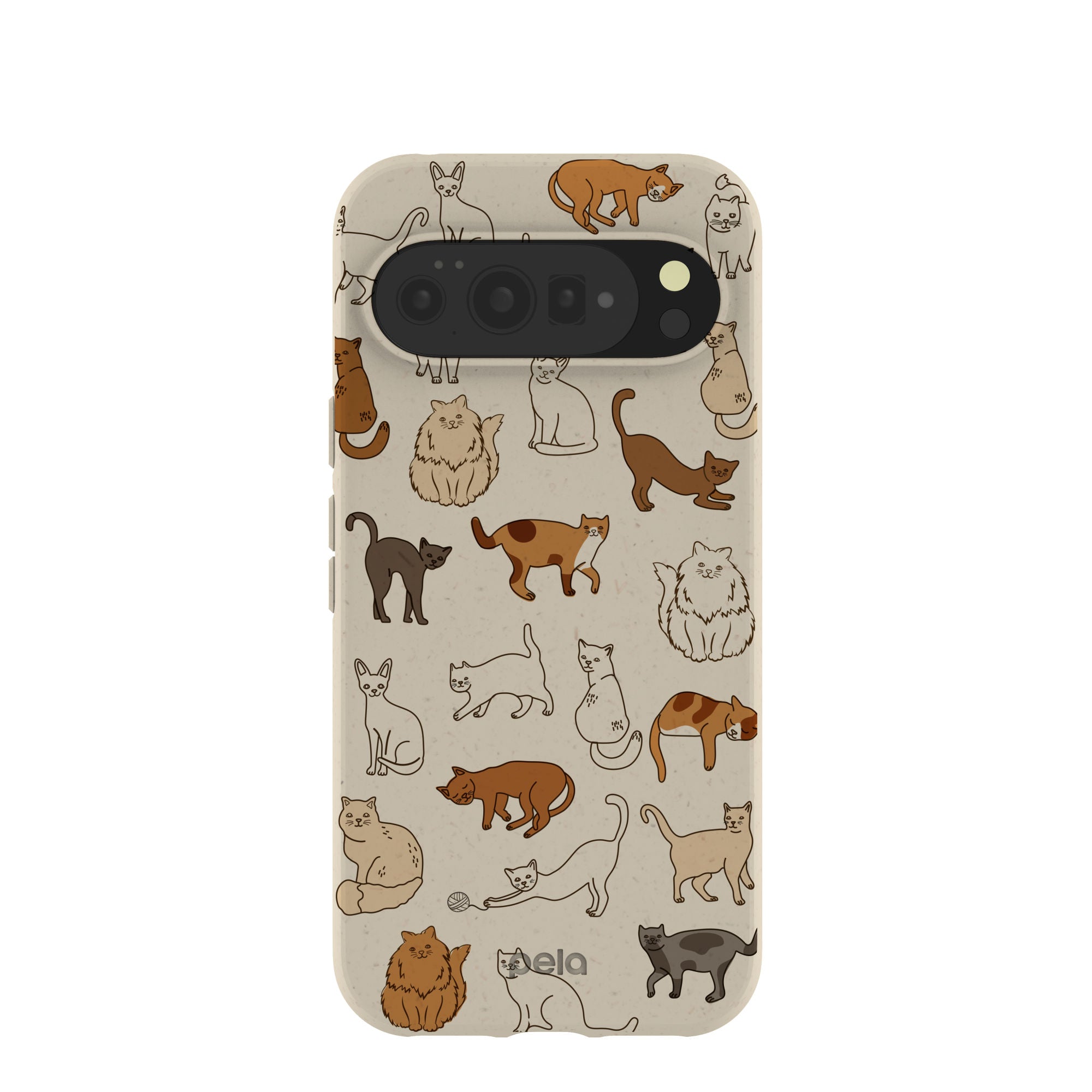 London Fog Kitty Cats Google Pixel 10 Pro XL Case Refurbished - Pela Case refurbished available on Cerqular