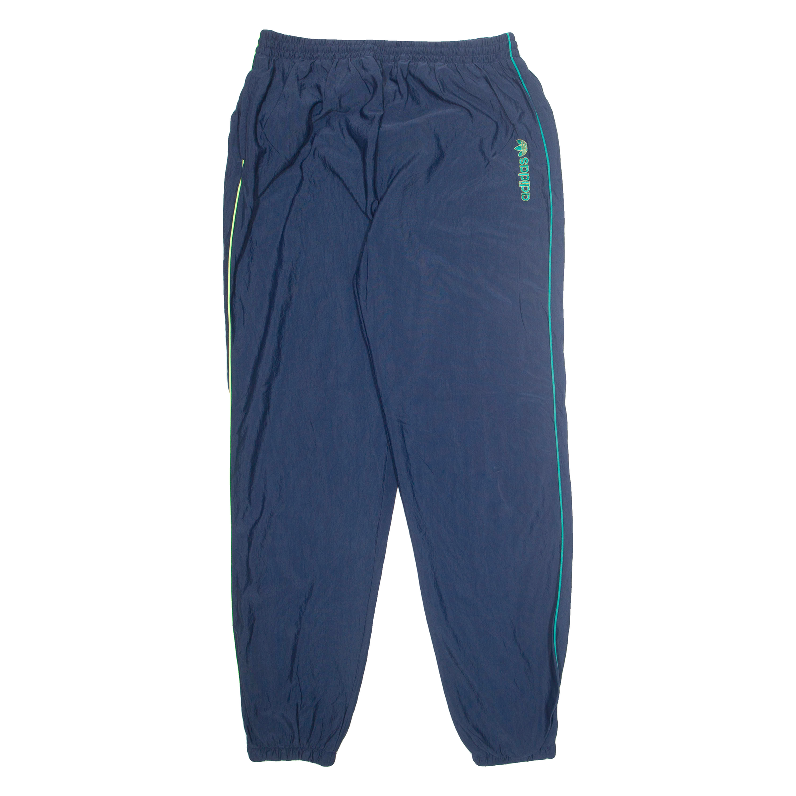 ADIDAS Womens Track Pants Blue Tapered XL W32 L32 Refurbished - N/A refurbished available on Cerqular