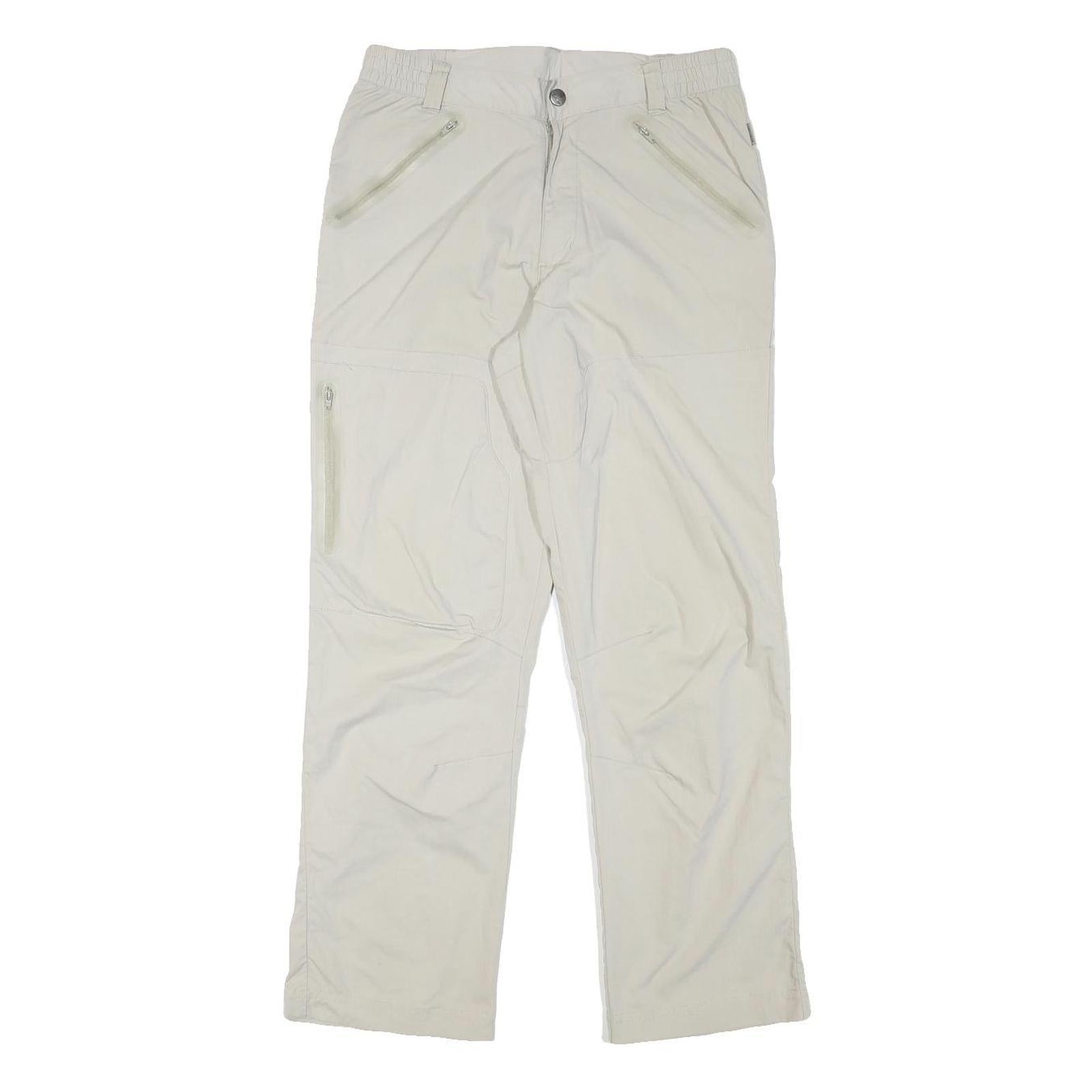 SWITCHER Mens Regular Beige Polyester Blend Zip Trousers W28 L29 Outdoor Casual Refurbished - N/A refurbished available on Cerqular