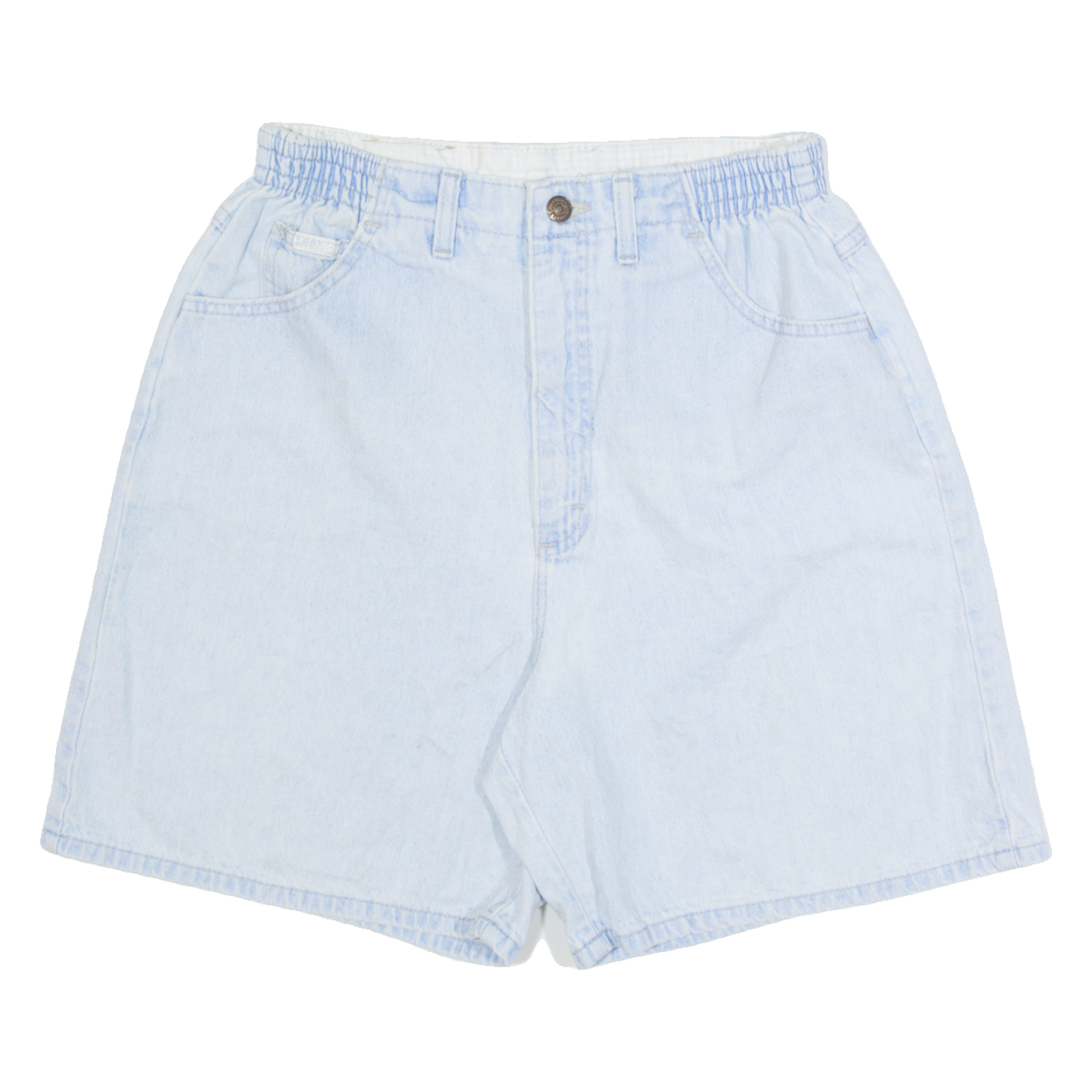 LEE Womens Denim Shorts Blue 90s S W28 Refurbished - N/A refurbished available on Cerqular