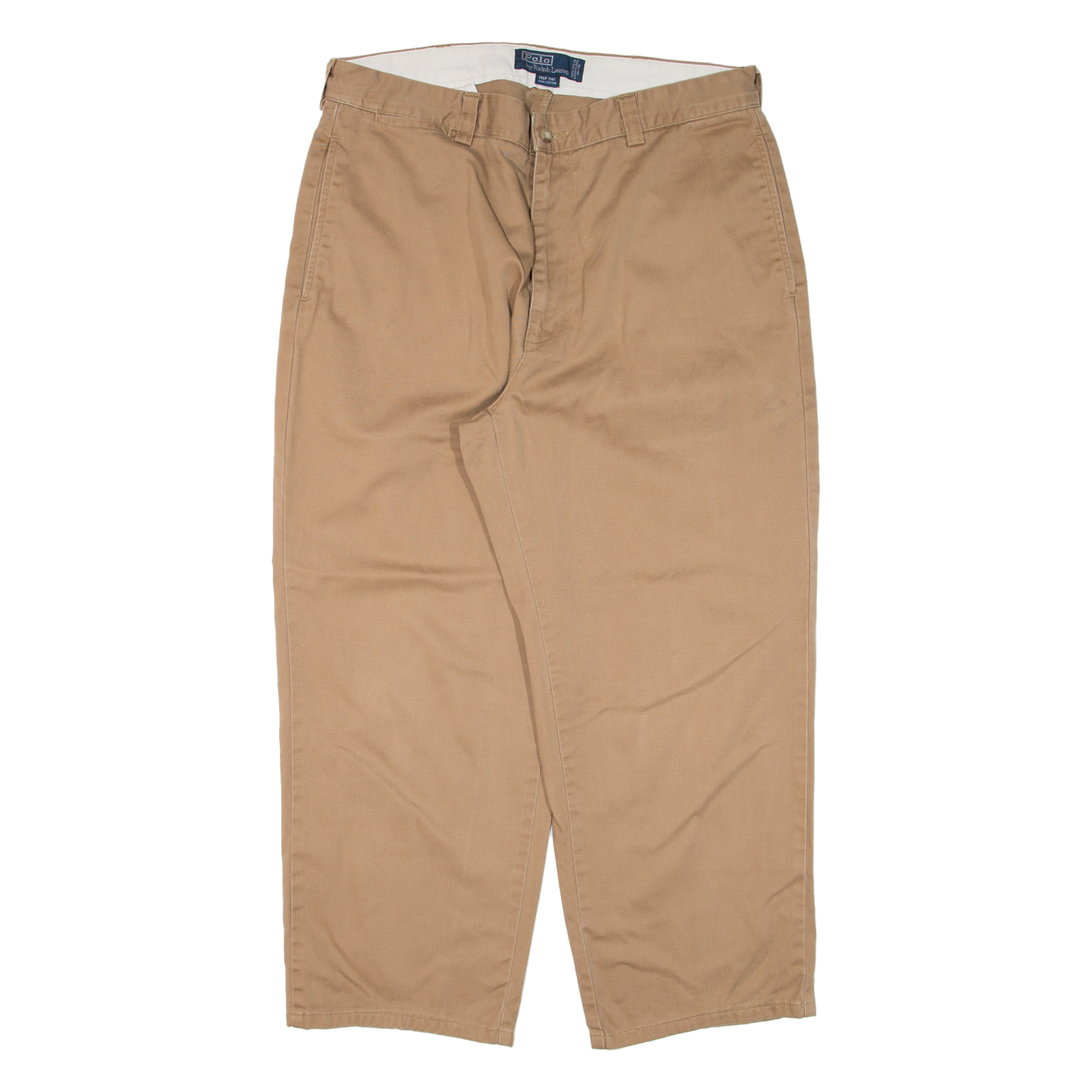 POLO RALPH LAUREN Philip Chino Mens Trousers Brown Regular Straight W35 L24 Refurbished - N/A refurbished available on Cerqular