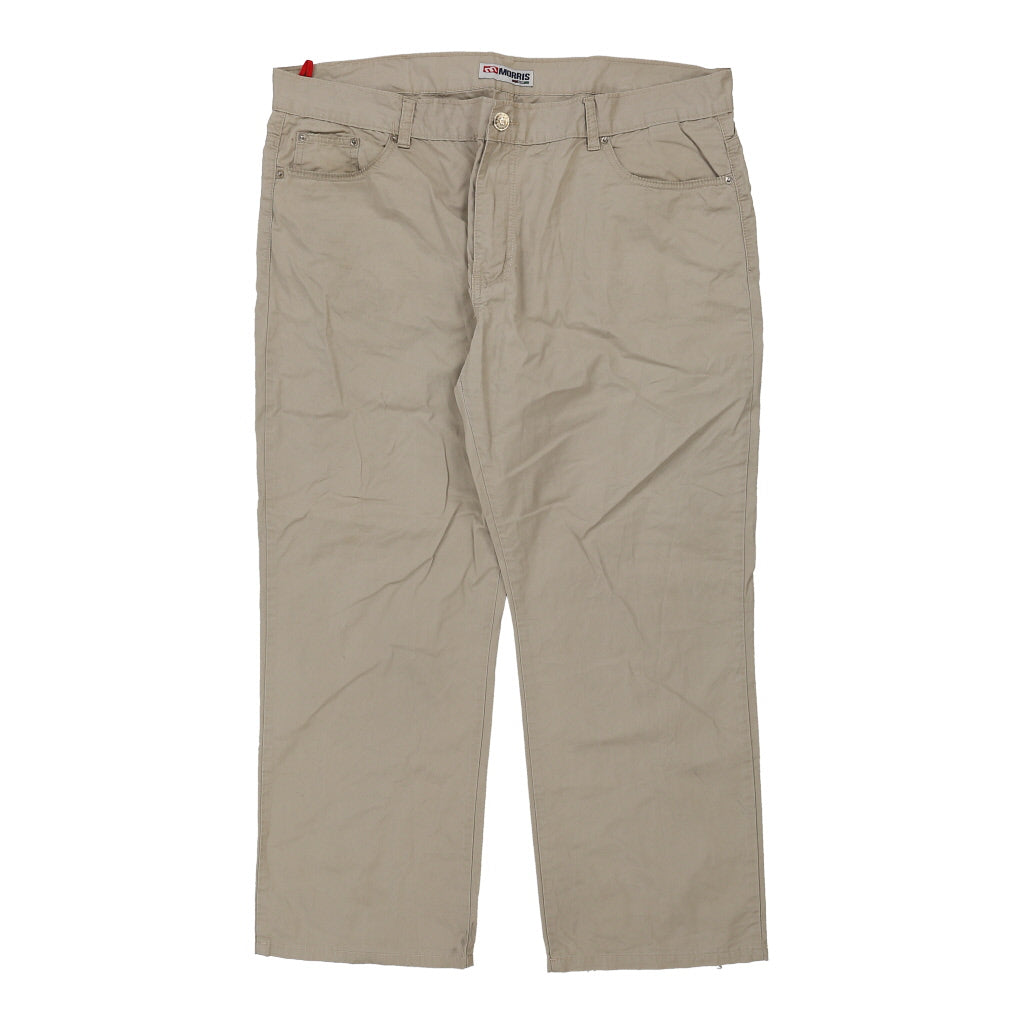 Buy Morris Trousers - 42W 28L Beige Cotton Refurbished - $16.87 Morris Trousers - 42W 28L Beige Cotton Refurbished - Thrifted (note: this is a term often used to describe second- refurbished available on Cerqular