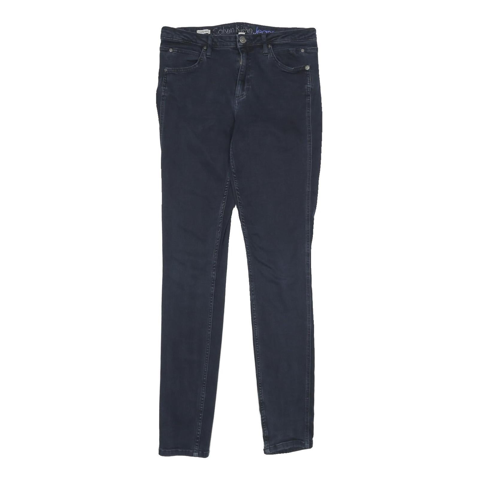 CALVIN KLEIN JEANS Womens Jeans Blue Slim Skinny Denim W29 L32 Stretch Cotton Refurbished - N/A refurbished available on Cerqular