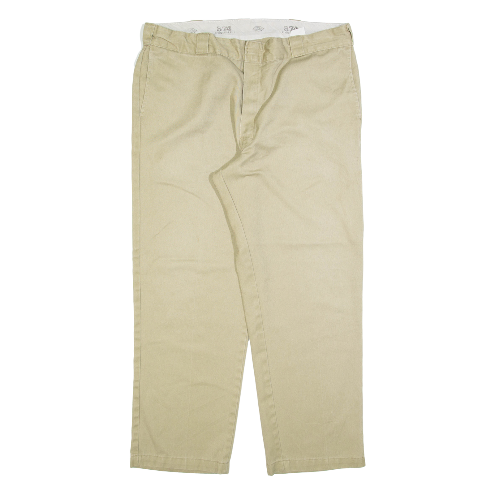 DICKIES 874 Workwear Mens Trousers Beige Regular Straight W38 L28 Refurbished - N/A refurbished available on Cerqular