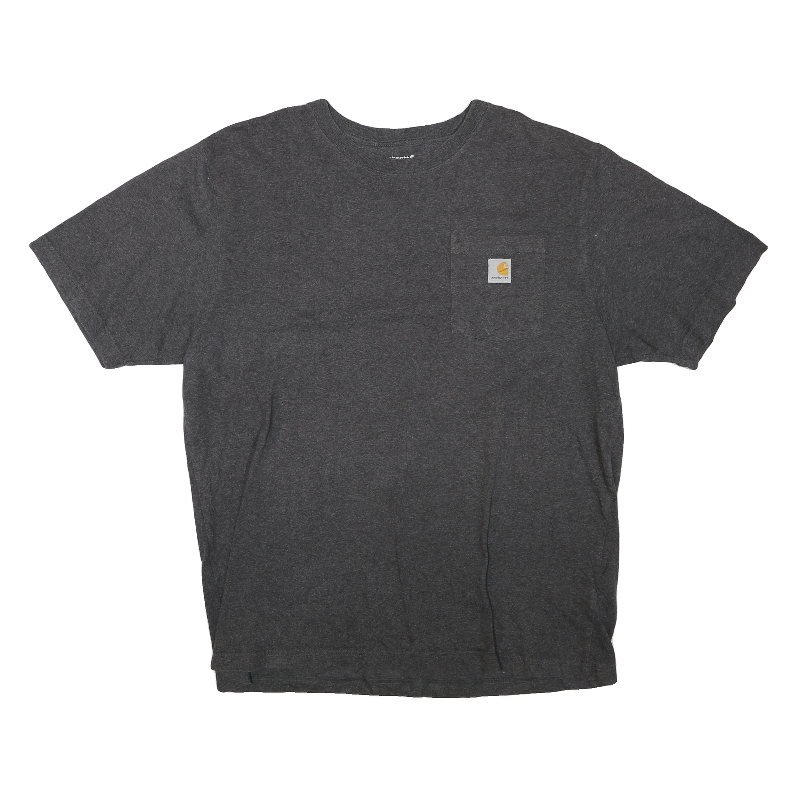 CARHARTT Mens Grey L Pocket T-Shirt Short Sleeve Crew Neck Cotton Blend Casual Refurbished - N/A refurbished available on Cerqular