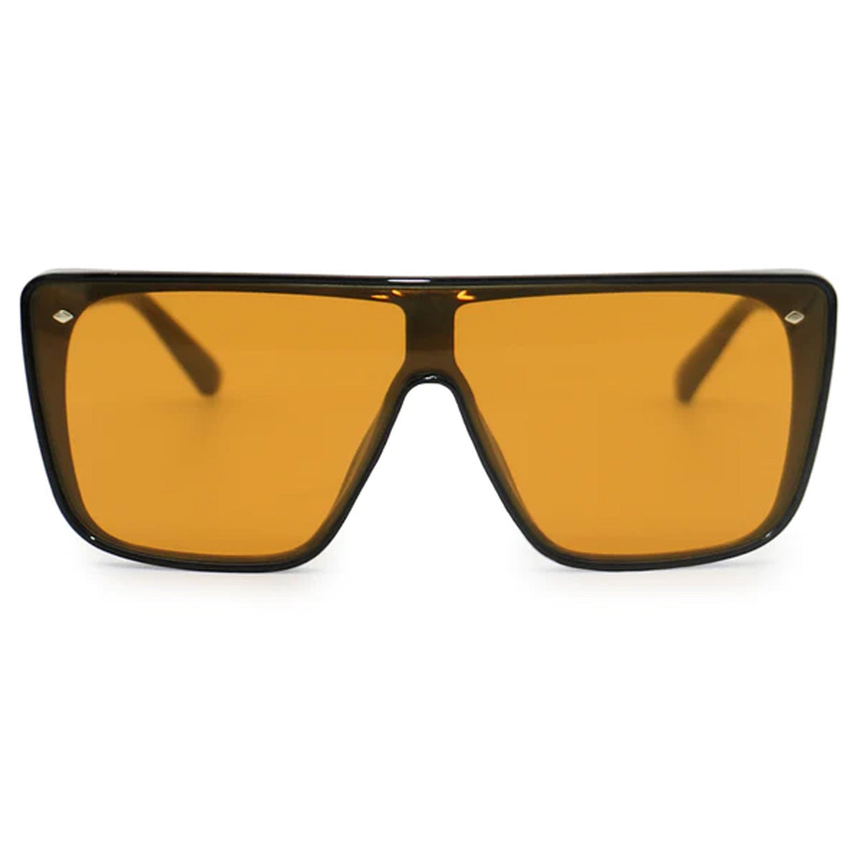 Sustainable Rayz - Limited Edition Yellow Squared Sunglasses | Color: Black - Yellow | Size: OS Refurbished - N/A refurbished available on Cerqular