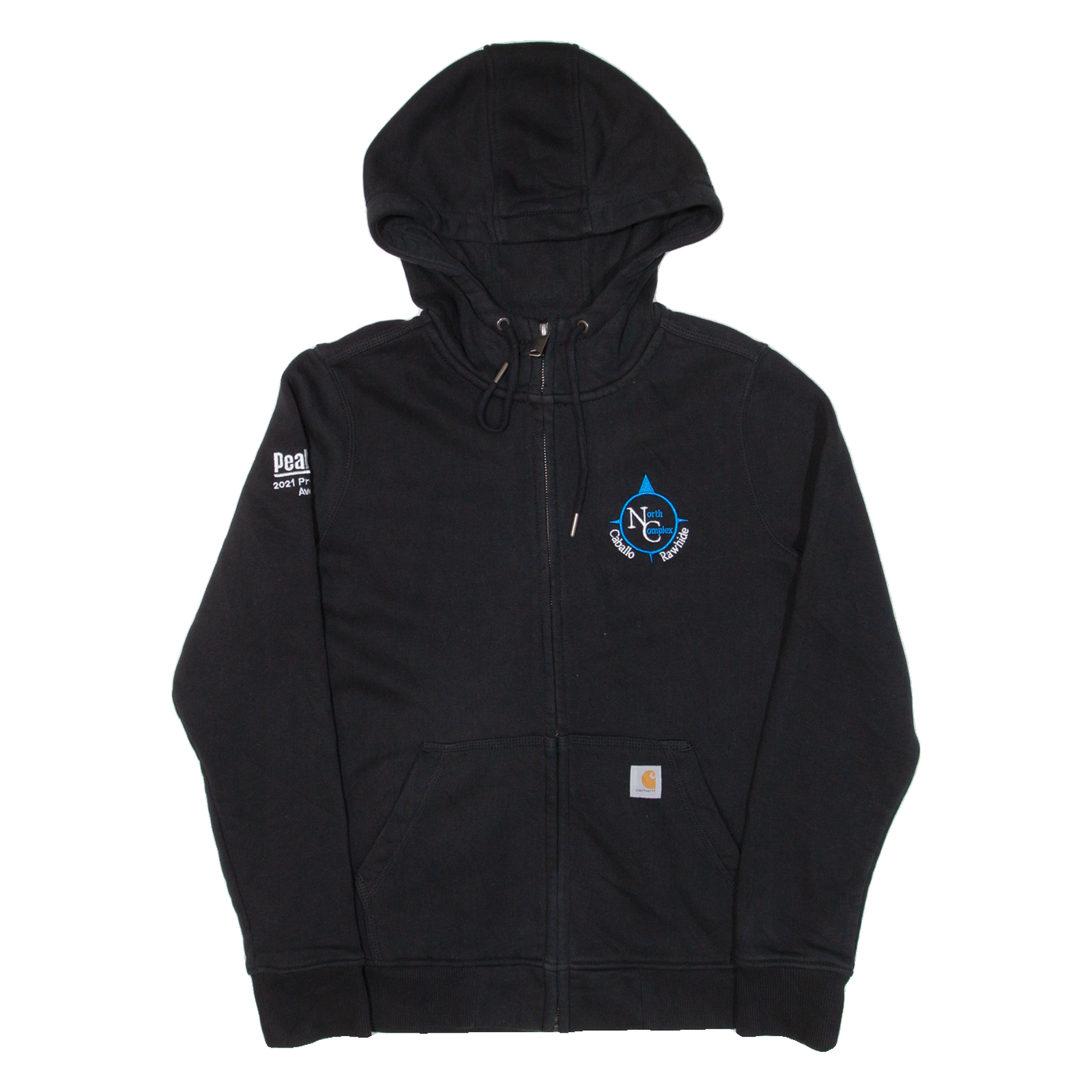 CARHARTT Relaxed Fit Womens Black Hoodie Full Zip USA M Refurbished - N/A refurbished available on Cerqular