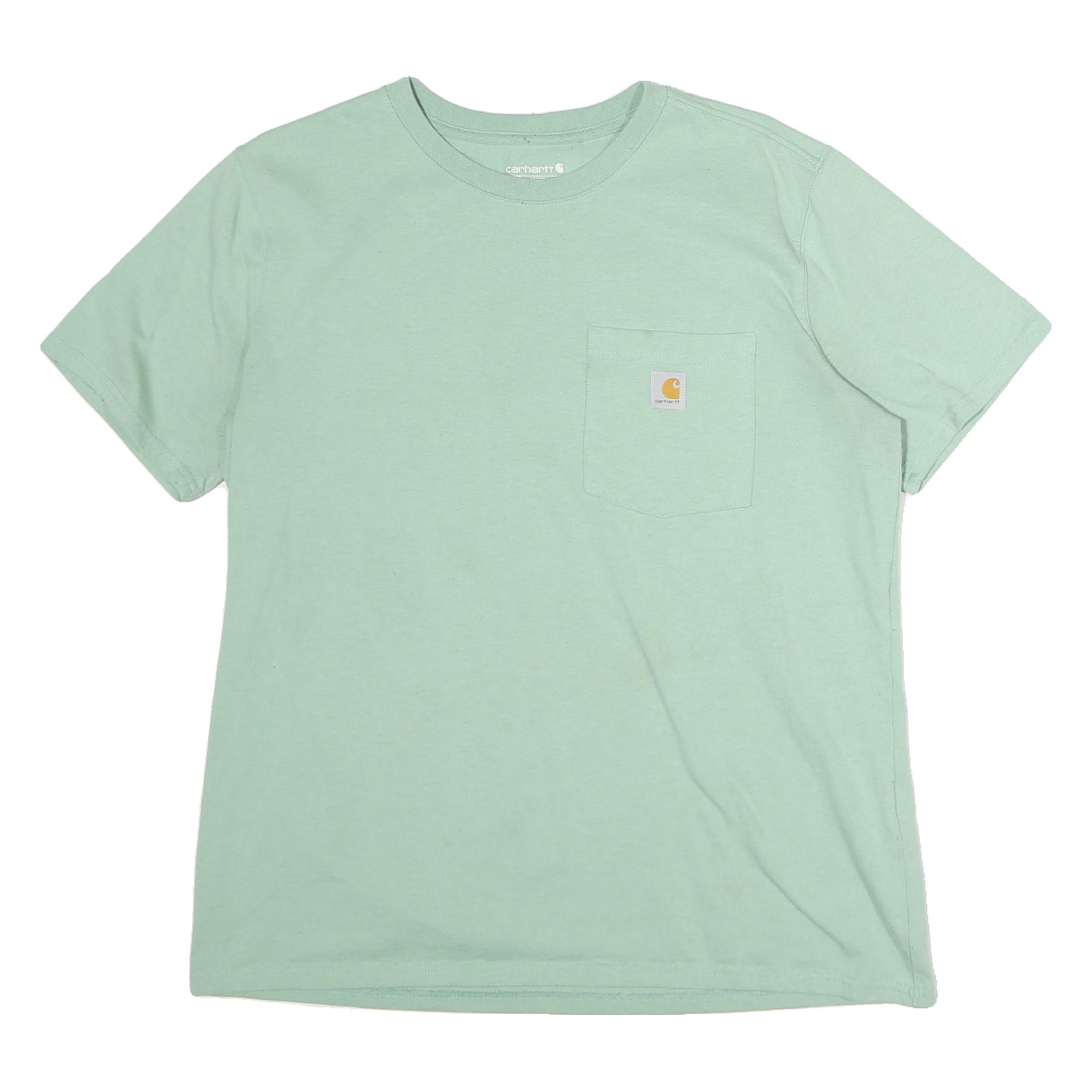 CARHARTT Womens Green Pocket T Shirt L Short Sleeve Crew Neck Classic Cotton Refurbished - N/A refurbished available on Cerqular