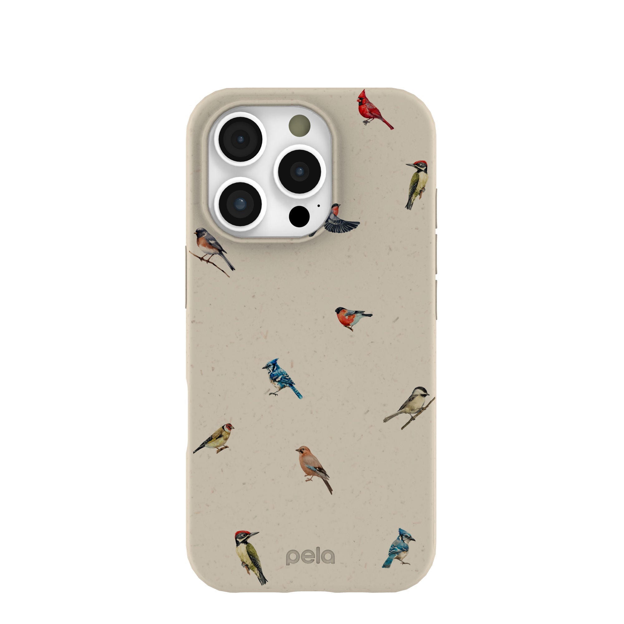 London Fog Frosted Flock iPhone 16 Pro Case Refurbished - Pela Case refurbished available on Cerqular