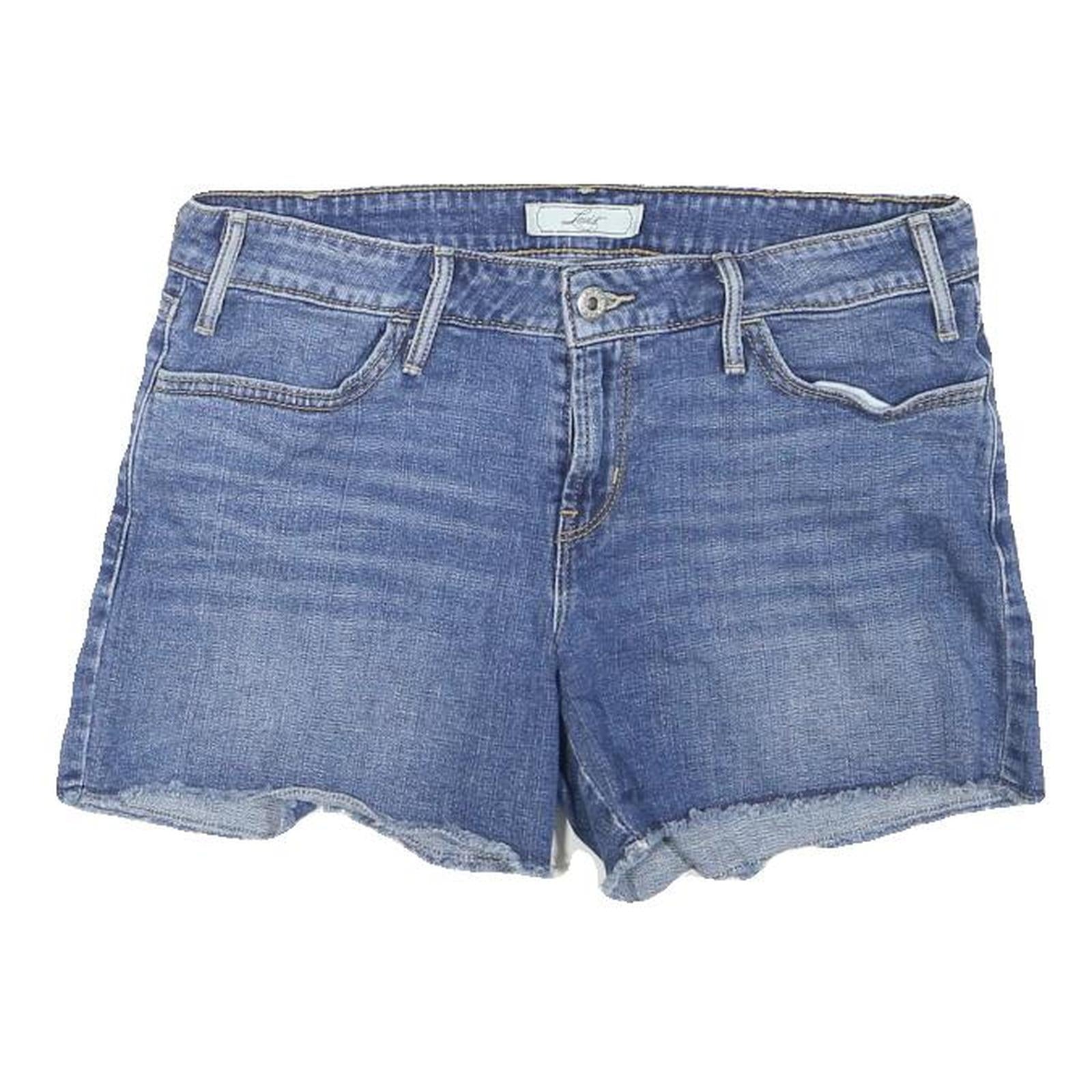 LEVI'S Womens Denim Blue Casual Shorts UK 8 W32 Cotton Blend Classic Fit Refurbished - N/A refurbished available on Cerqular