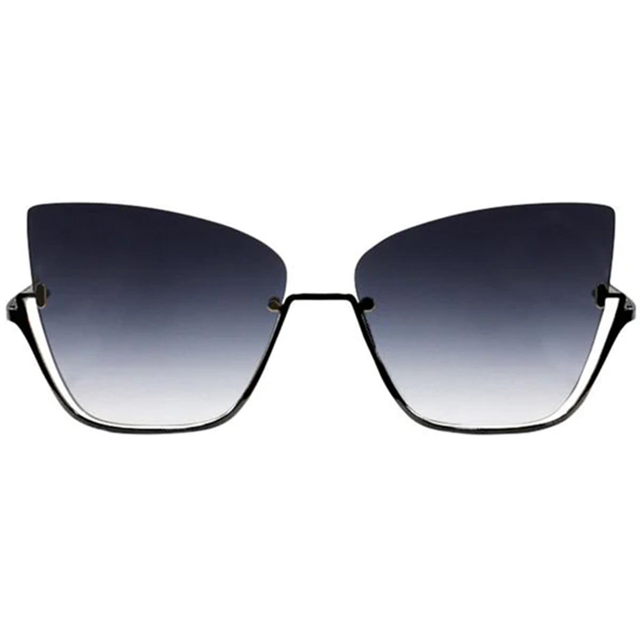 Buy Vixen - Black Lens Black Frame Metal Cateye Sunglasses | Color: Faded Black | Size: OS Refurbished - $79.00 Vixen - Black Lens Black Frame Metal Cateye Sunglasses | Color: Faded Black | Size: OS Refurbished - N/A refurbished available on Cerqular