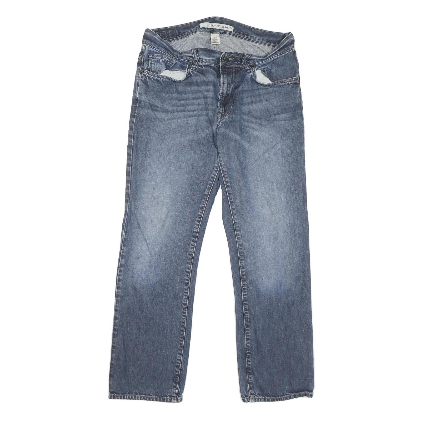 Buy DKNY Womens Jeans Blue Regular Straight Denim Medium W32 L30 Cotton Blend Zip Refurbished - $29.89 DKNY Womens Jeans Blue Regular Straight Denim Medium W32 L30 Cotton Blend Zip Refurbished - N/A refurbished available on Cerqular