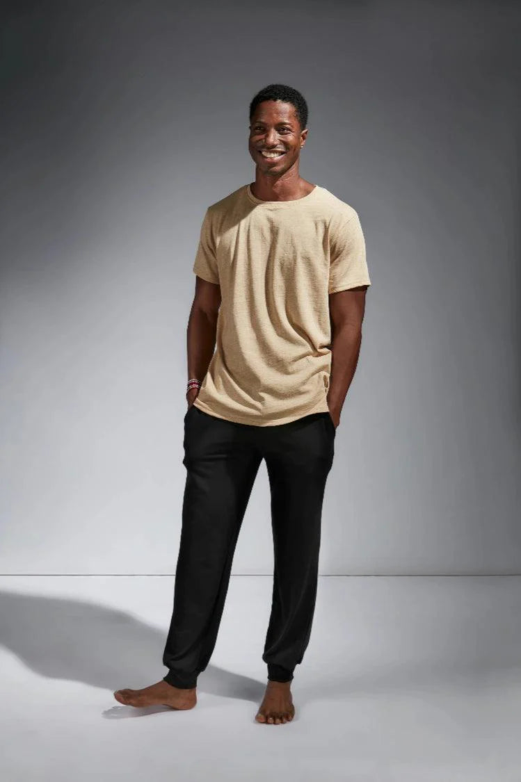 Buy OM T-SHIRT - COTTON | Color: vicuna | Size: M Refurbished - $37.53 OM T-SHIRT - COTTON | Color: vicuna | Size: M Refurbished - Inhala Soulwear refurbished available on Cerqular