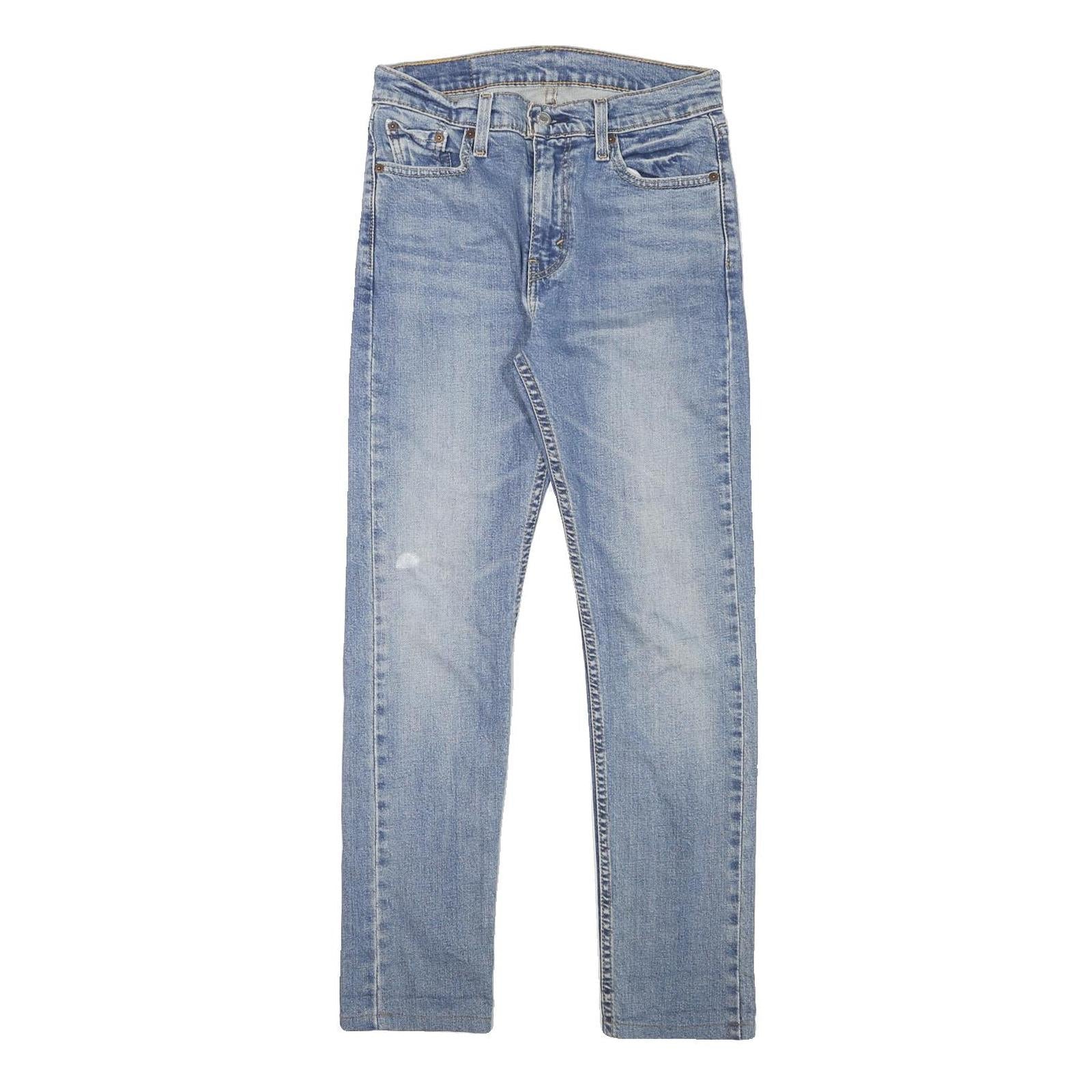 LEVI'S 510 Mens Jeans Blue Slim Skinny Denim Medium W28 L29 Slim Fit Zip Refurbished - N/A refurbished available on Cerqular